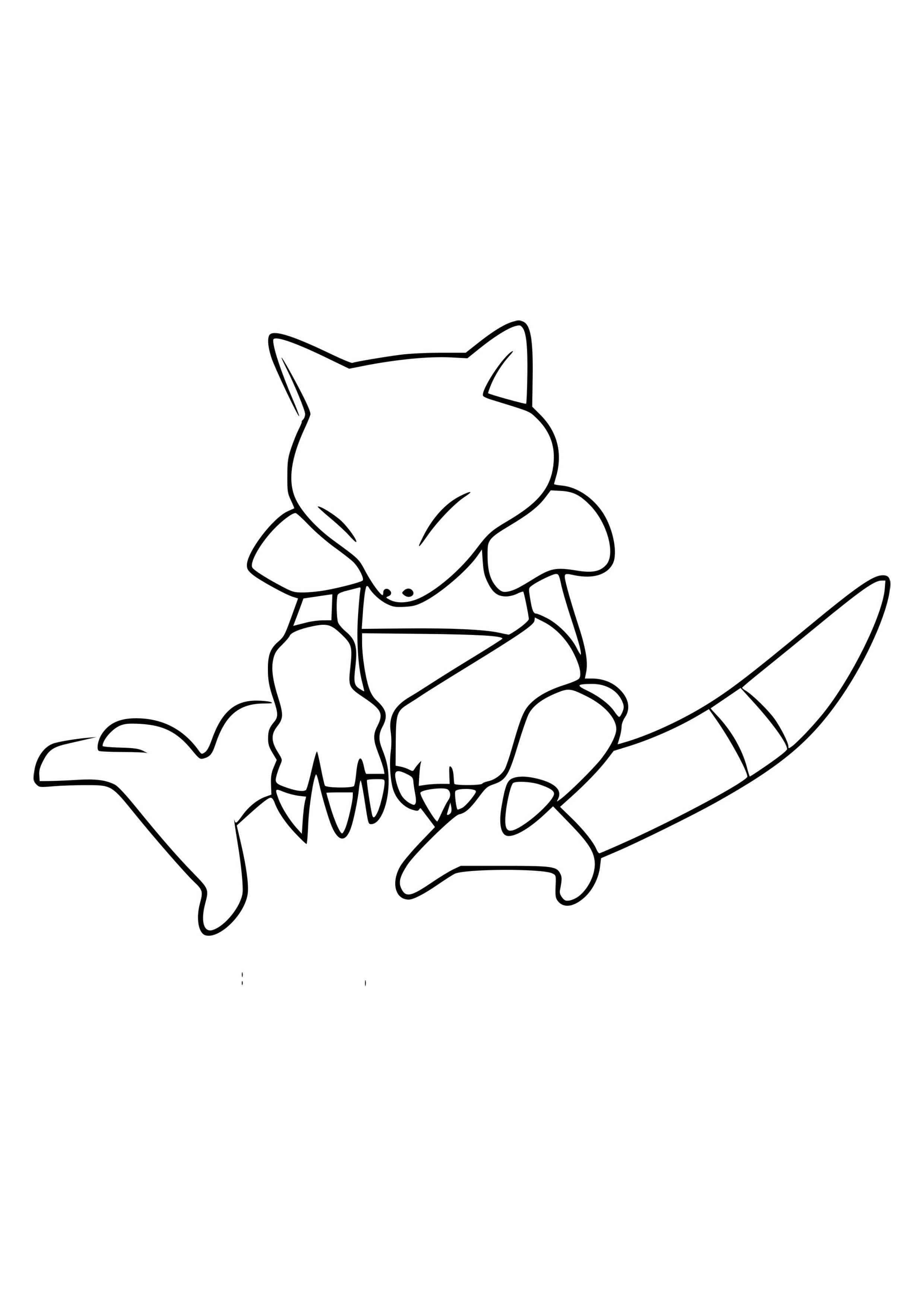 Coloriage Abra (A4) à imprimer