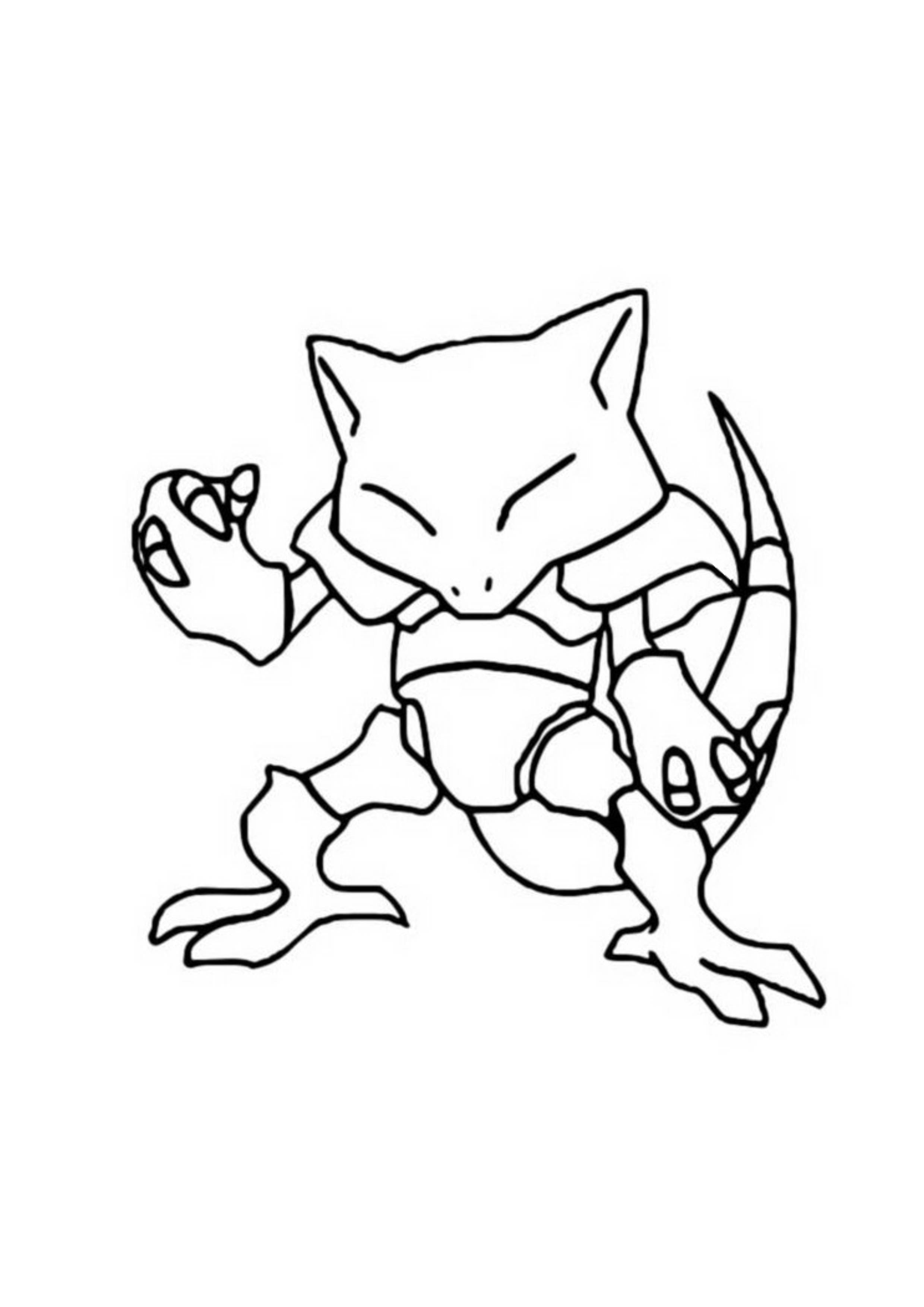 Coloriage Abra (A4) à imprimer