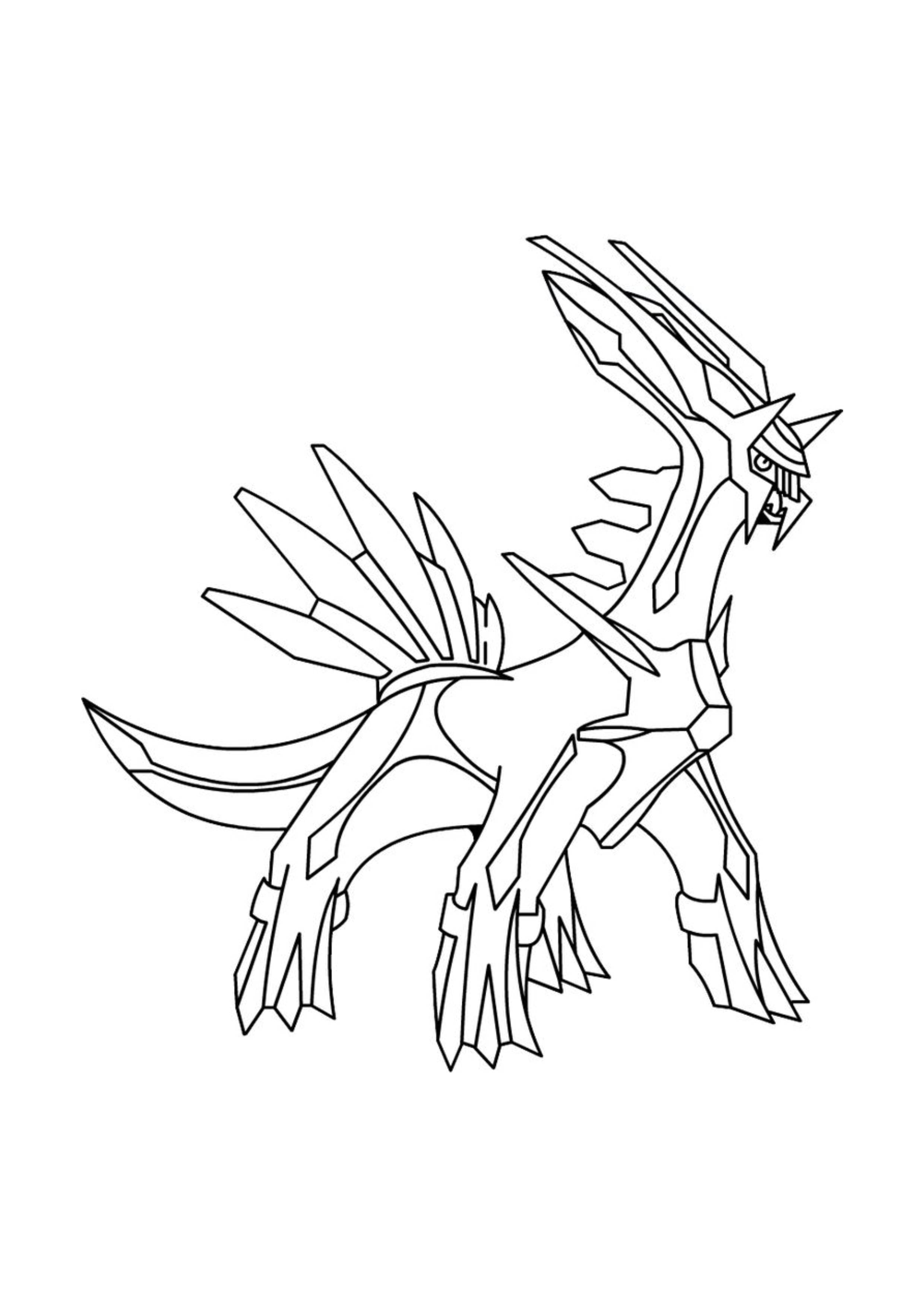 Coloriage Arceus (A4) à imprimer
