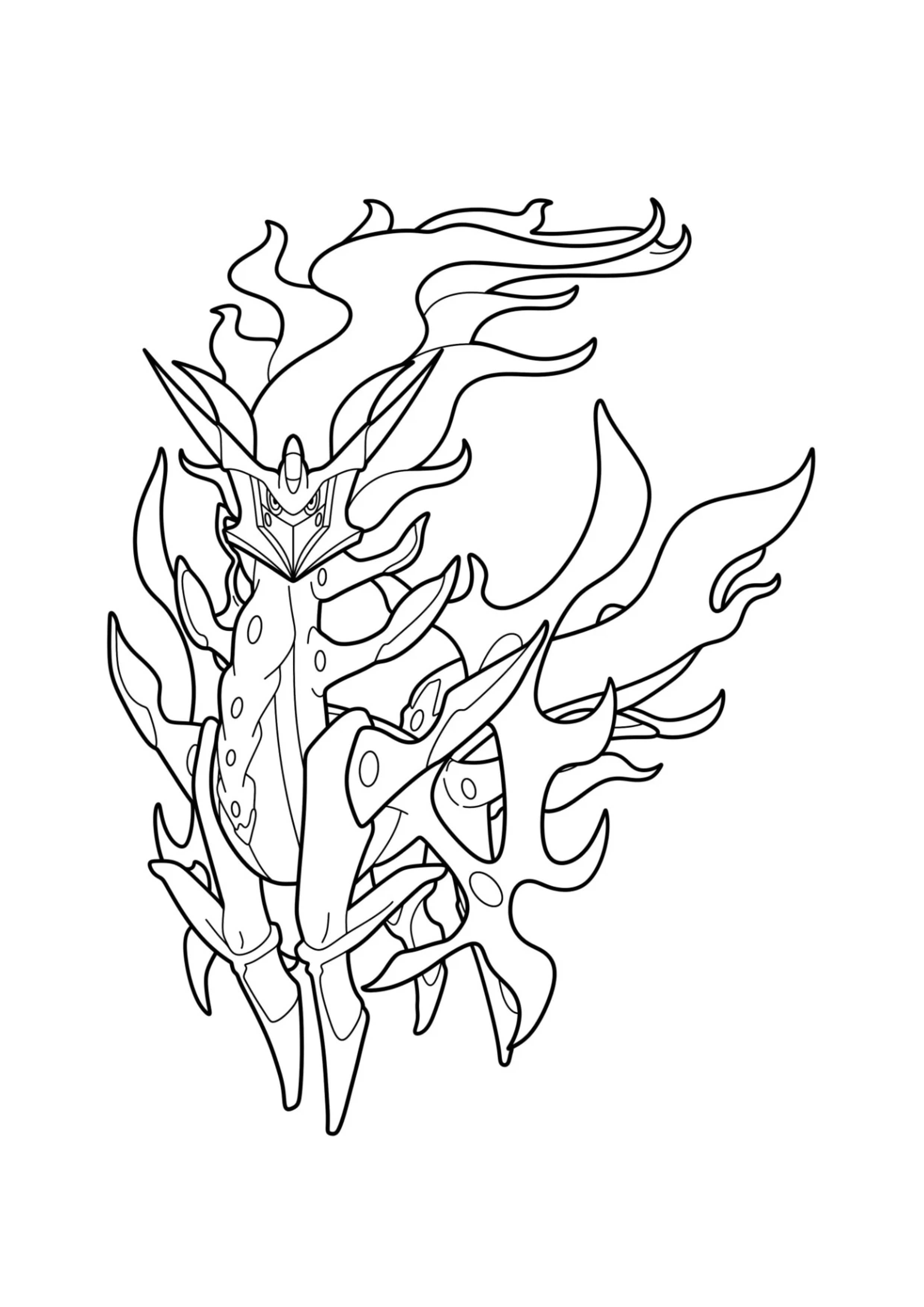 Coloriage Arceus (A4) à imprimer