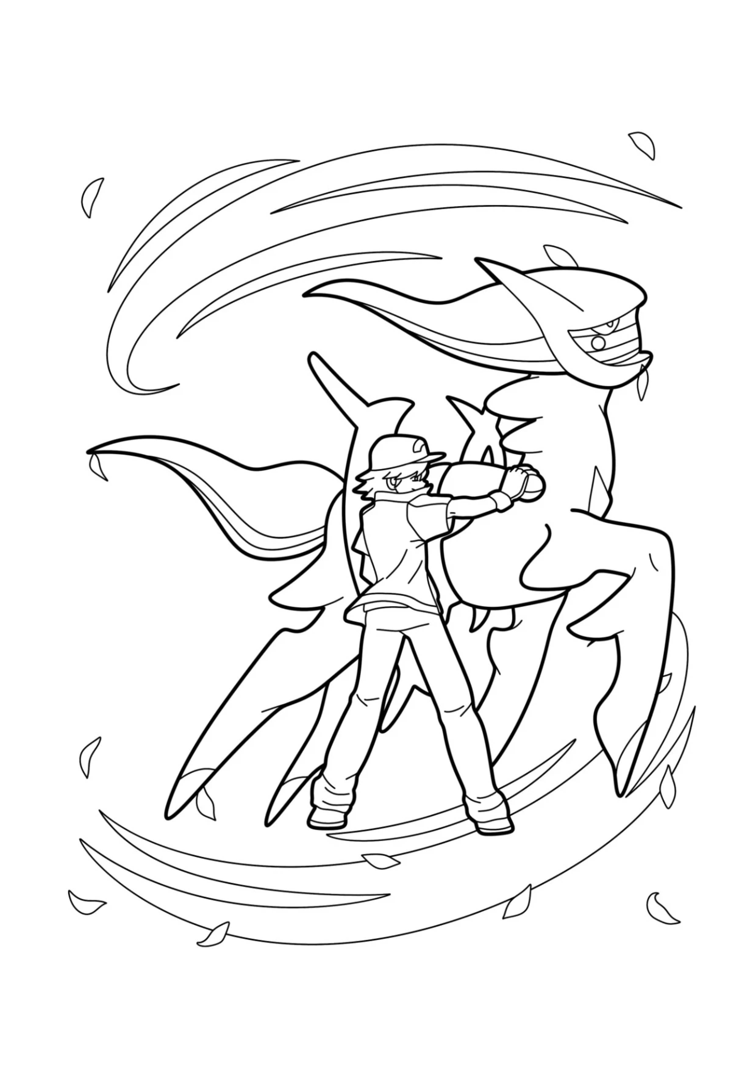 Coloriage Arceus (A4) à imprimer