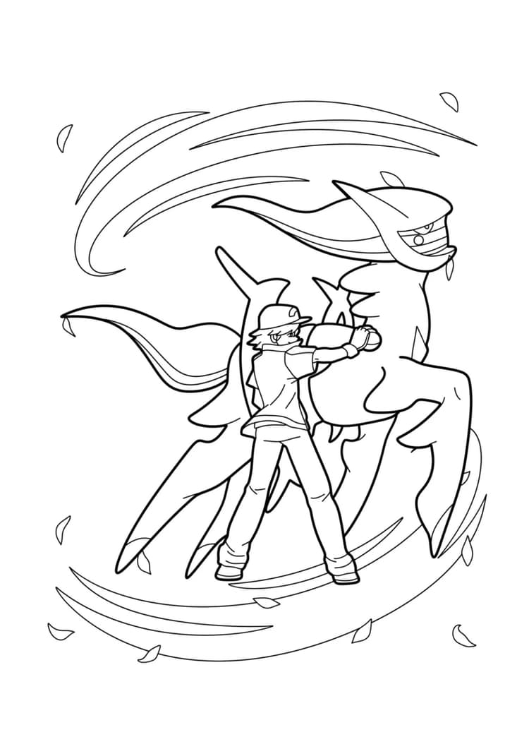 Coloriage Arceus (A4) à imprimer