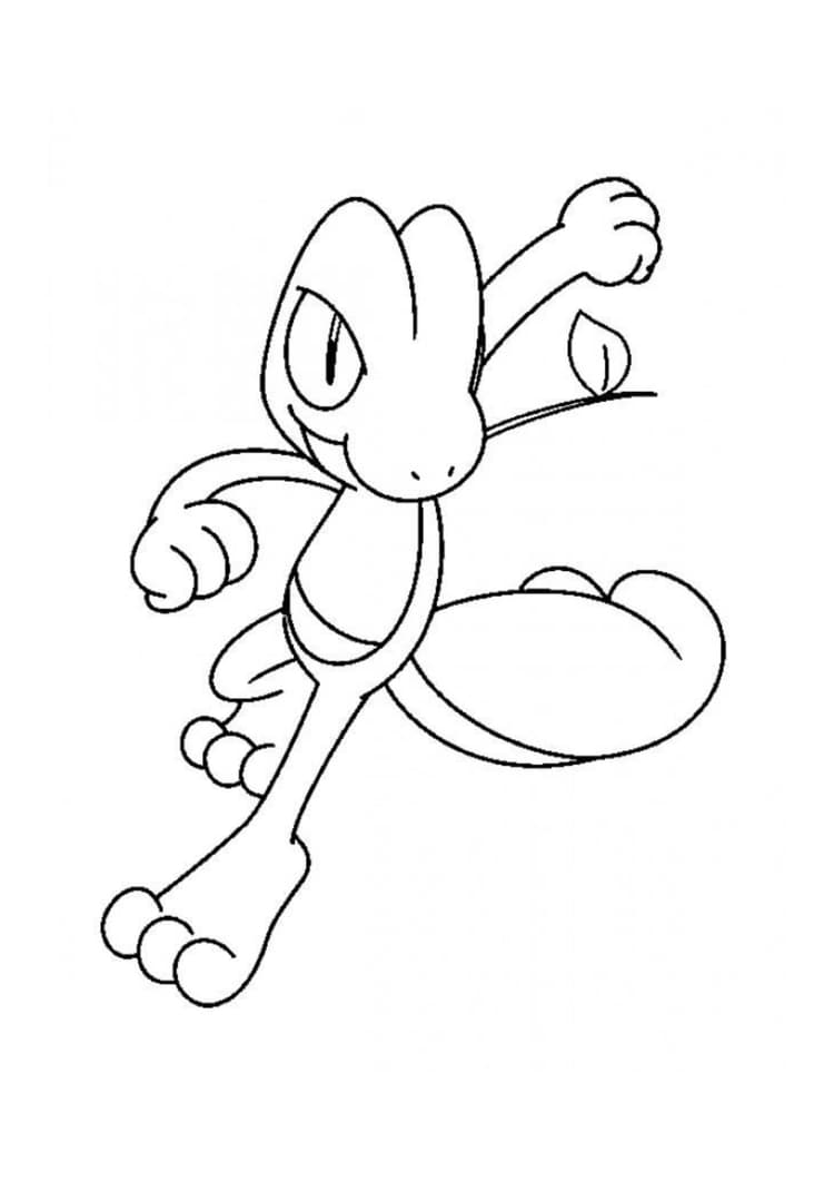 Coloriage Arcko (A4) à imprimer