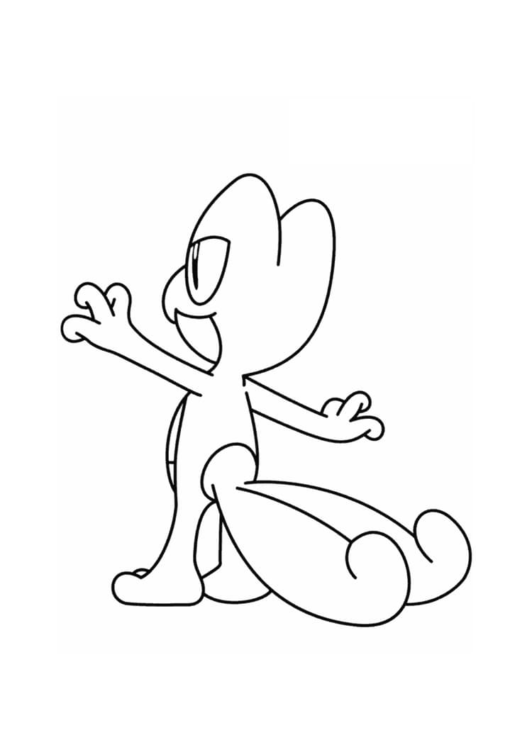 Coloriage Arcko (A4) à imprimer