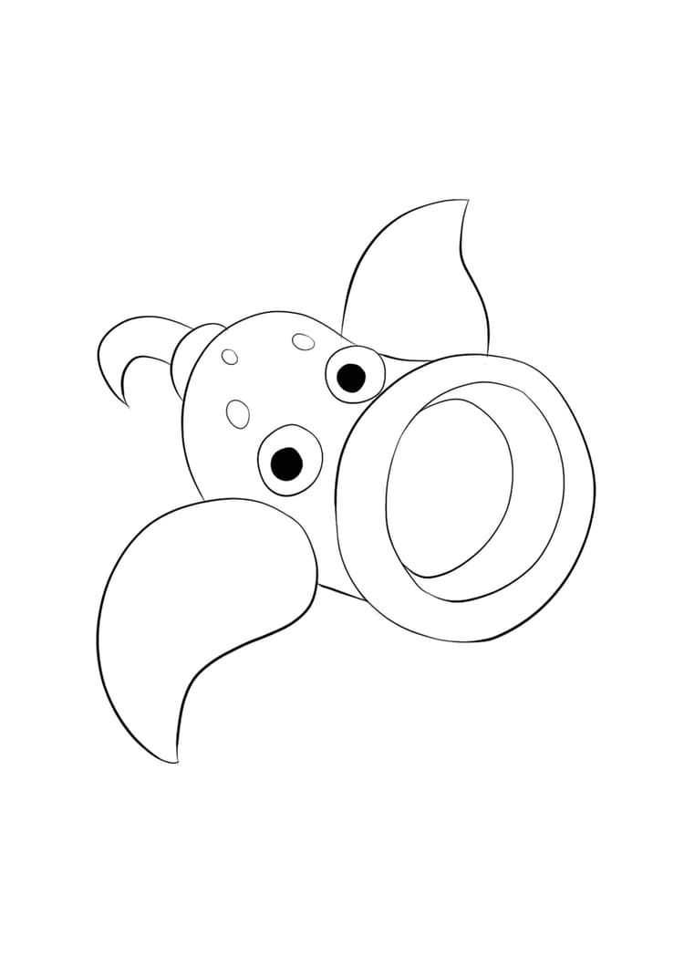 Coloriage Boustiflor (A4) à imprimer