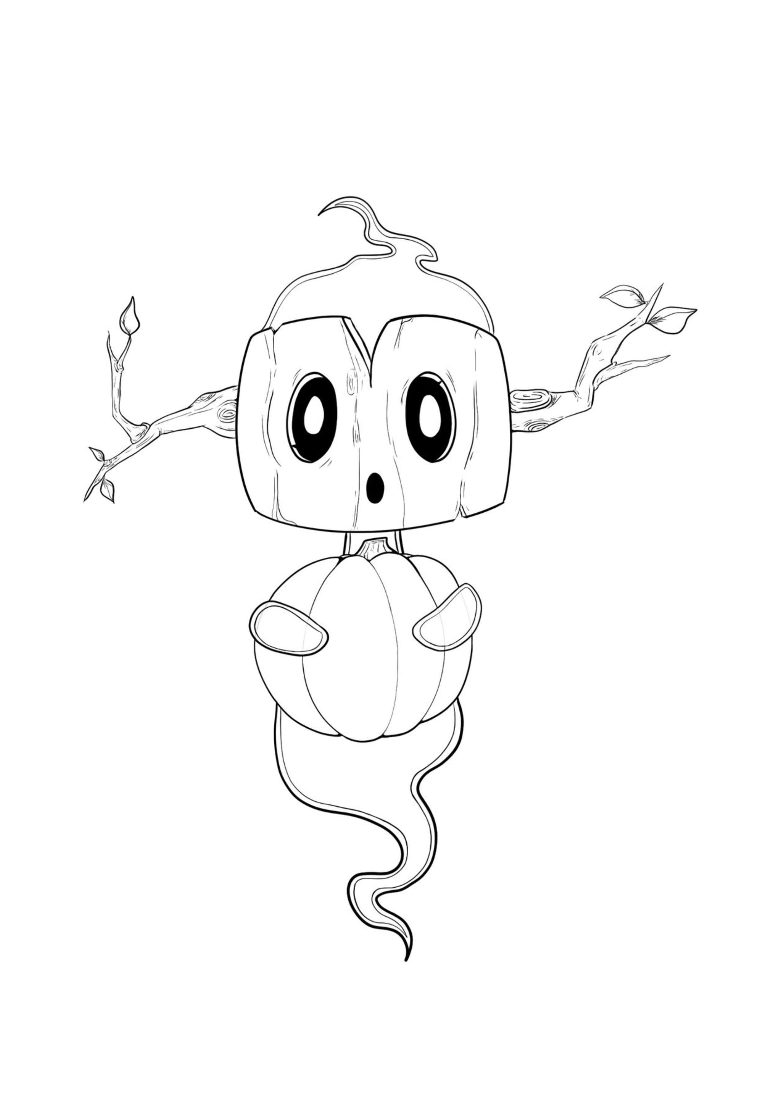 Coloriage Brocélôme (A4) à imprimer