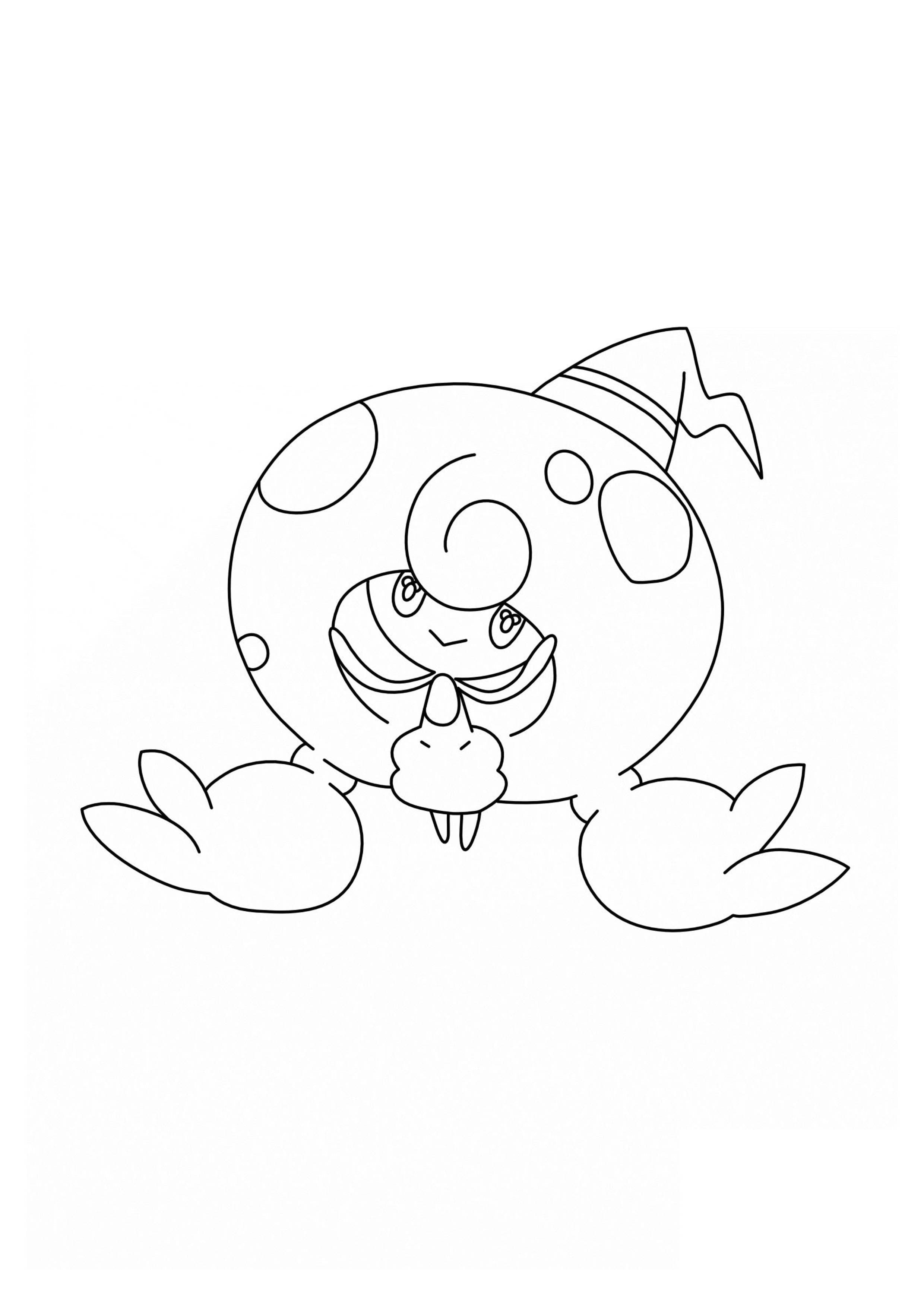 Coloriage Chapotus (A4) à imprimer