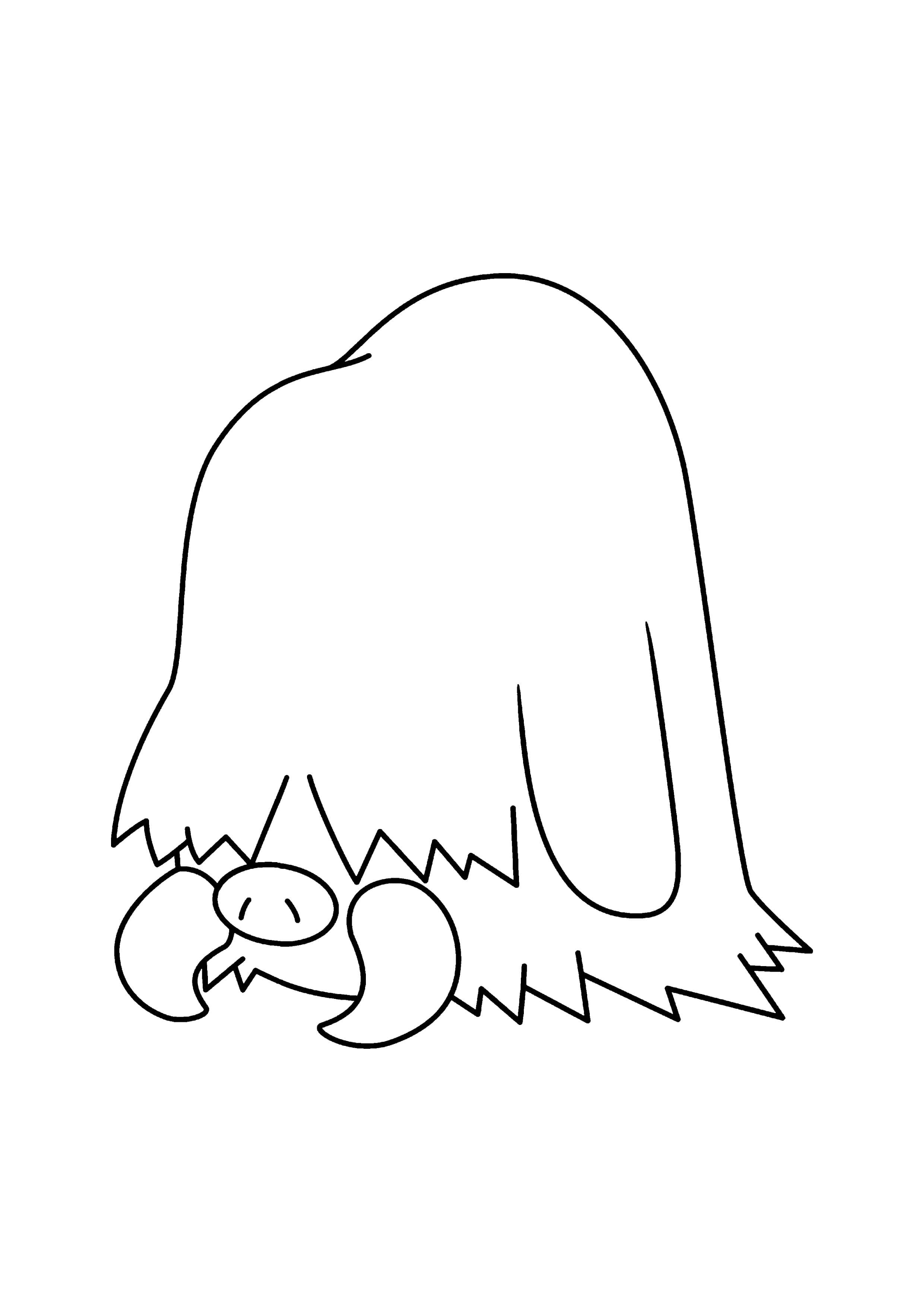 Coloriage Cochignon (A4) à imprimer