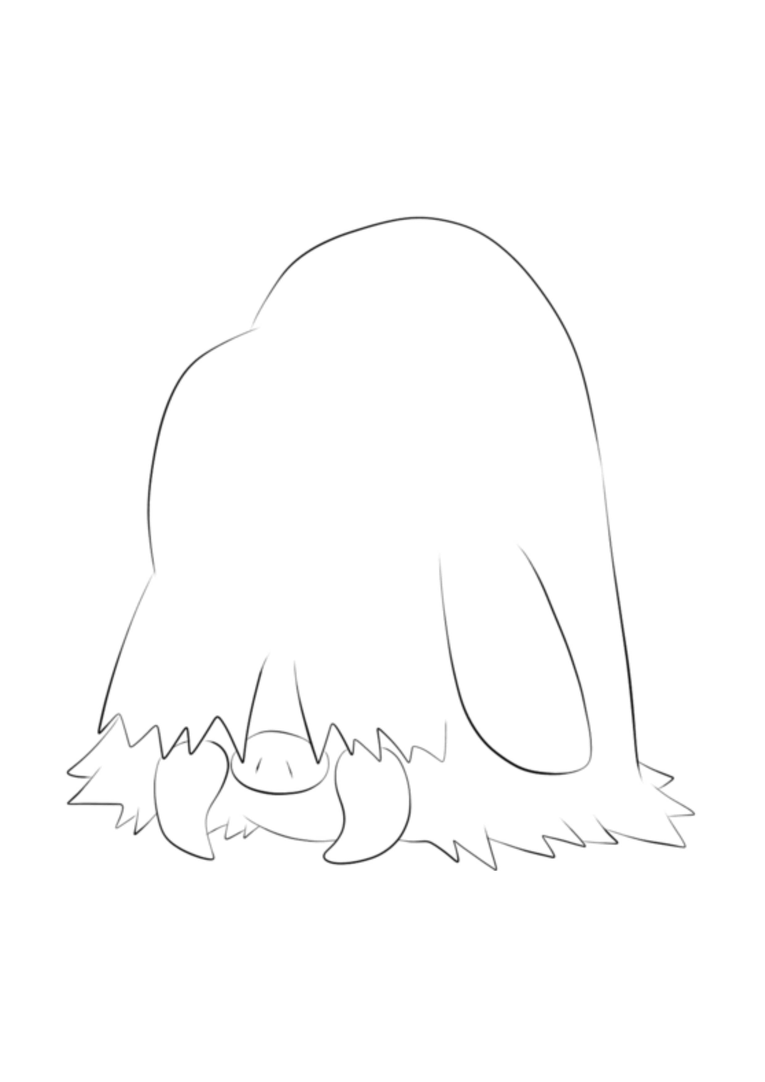 Coloriage Cochignon (A4) à imprimer