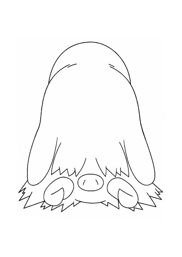Coloriage Cochignon (A4) à imprimer