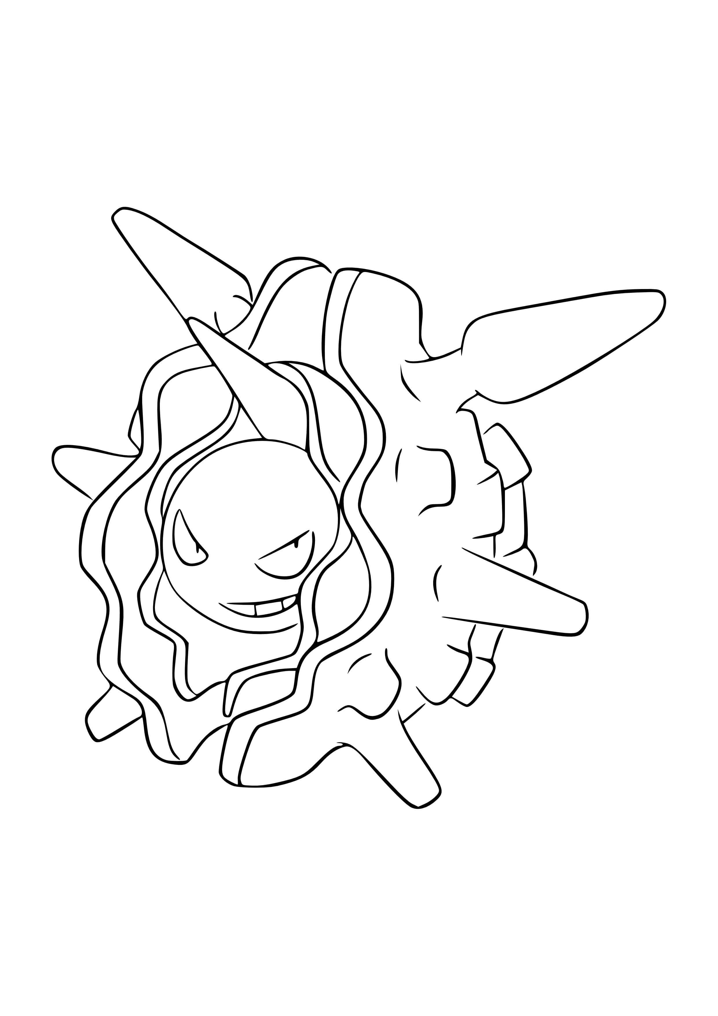 Coloriage Crustabri (A4) à imprimer