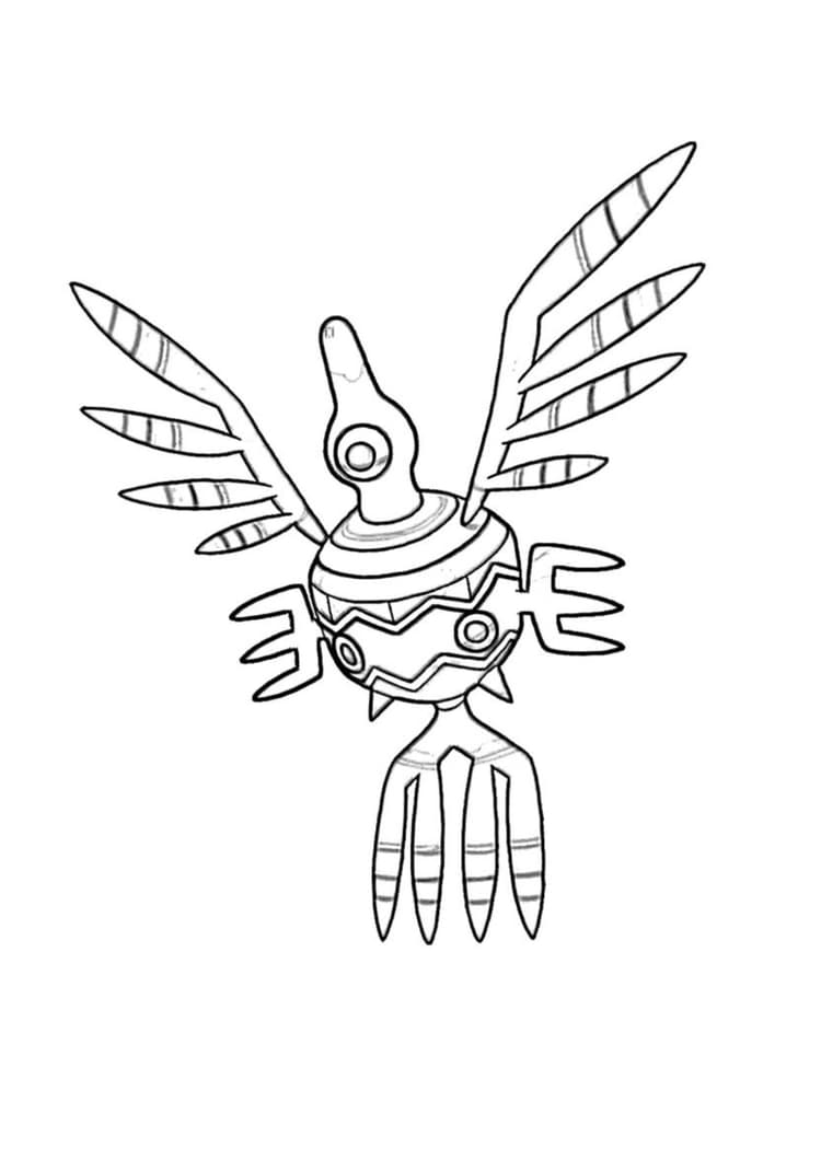 Coloriage Cryptéro (A4) à imprimer
