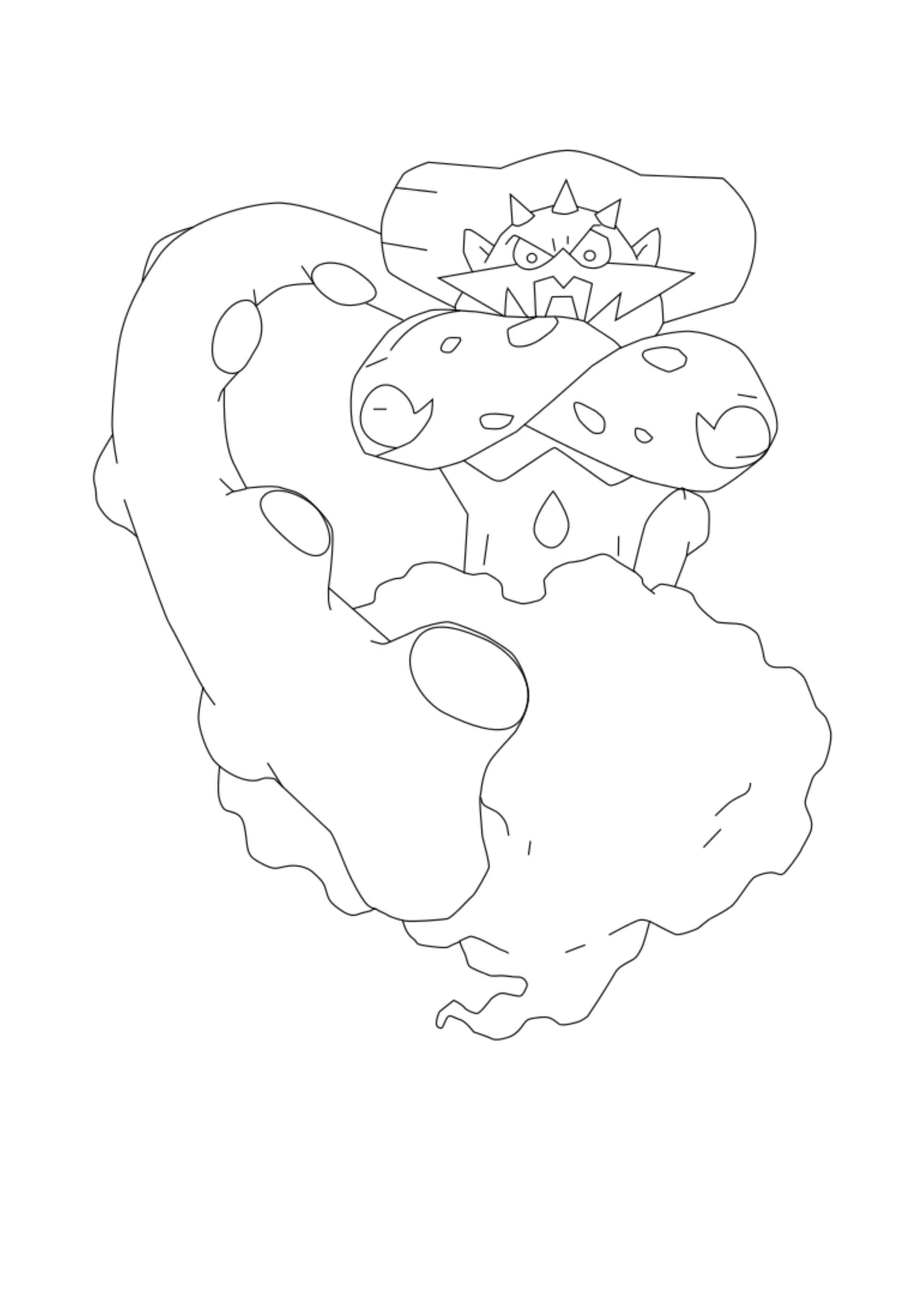 Coloriage Démétéros (A4) à imprimer