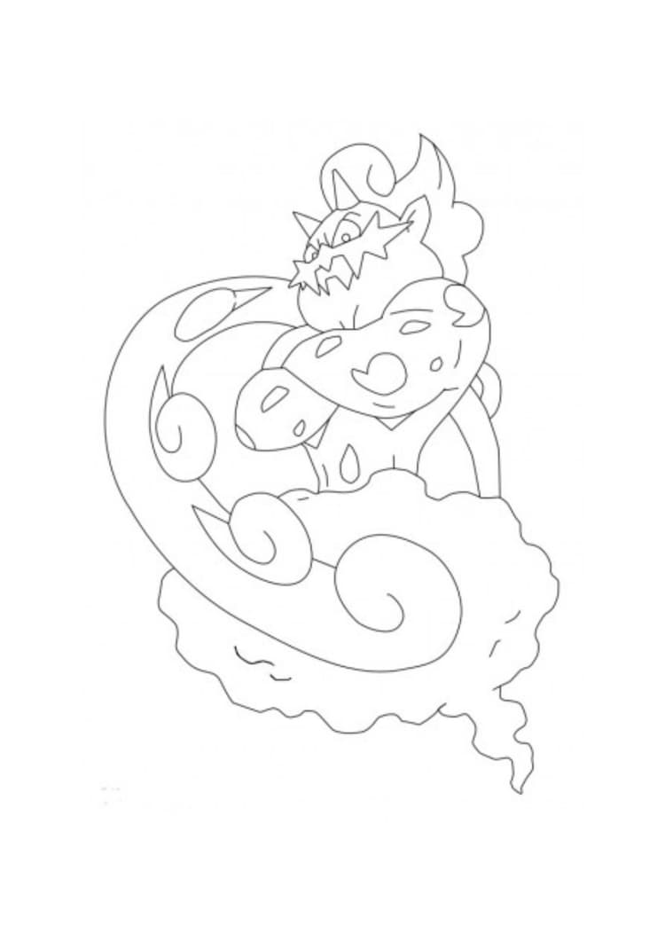 Coloriage Démétéros (A4) à imprimer