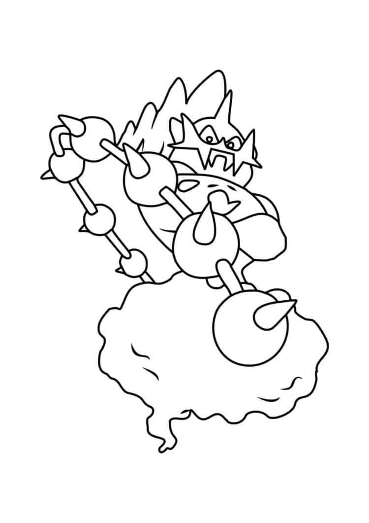 Coloriage Démétéros (A4) à imprimer