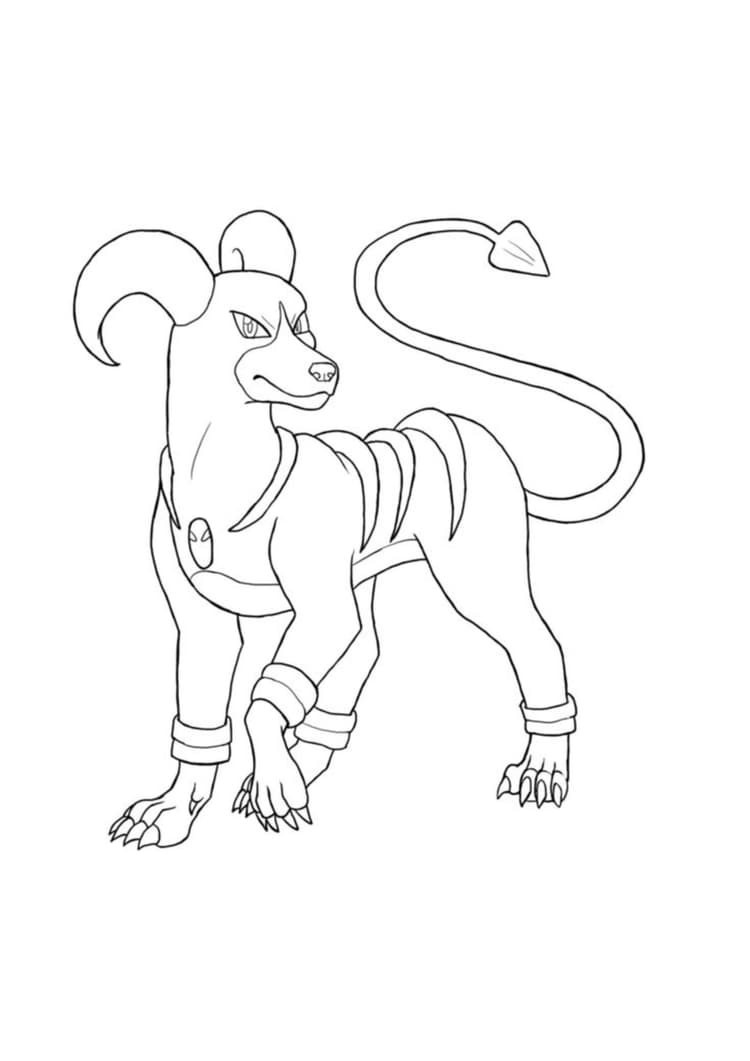 Coloriage Démolosse (A4) à imprimer