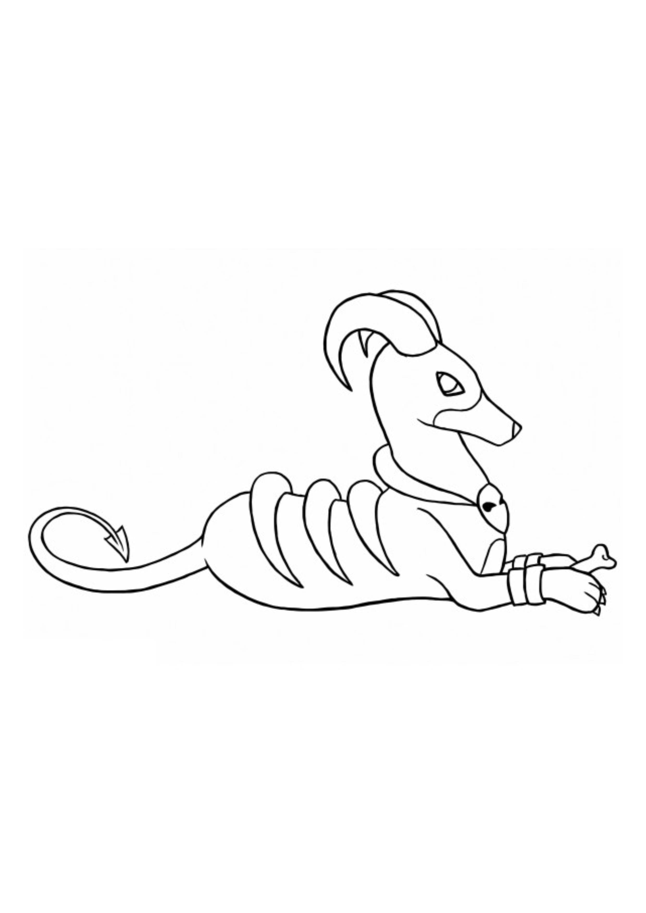 Coloriage Démolosse (A4) à imprimer