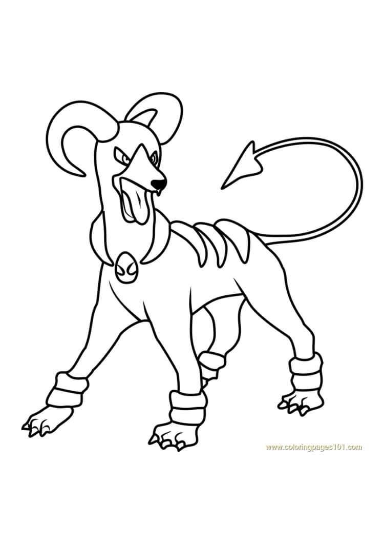 Coloriage Démolosse (A4) à imprimer