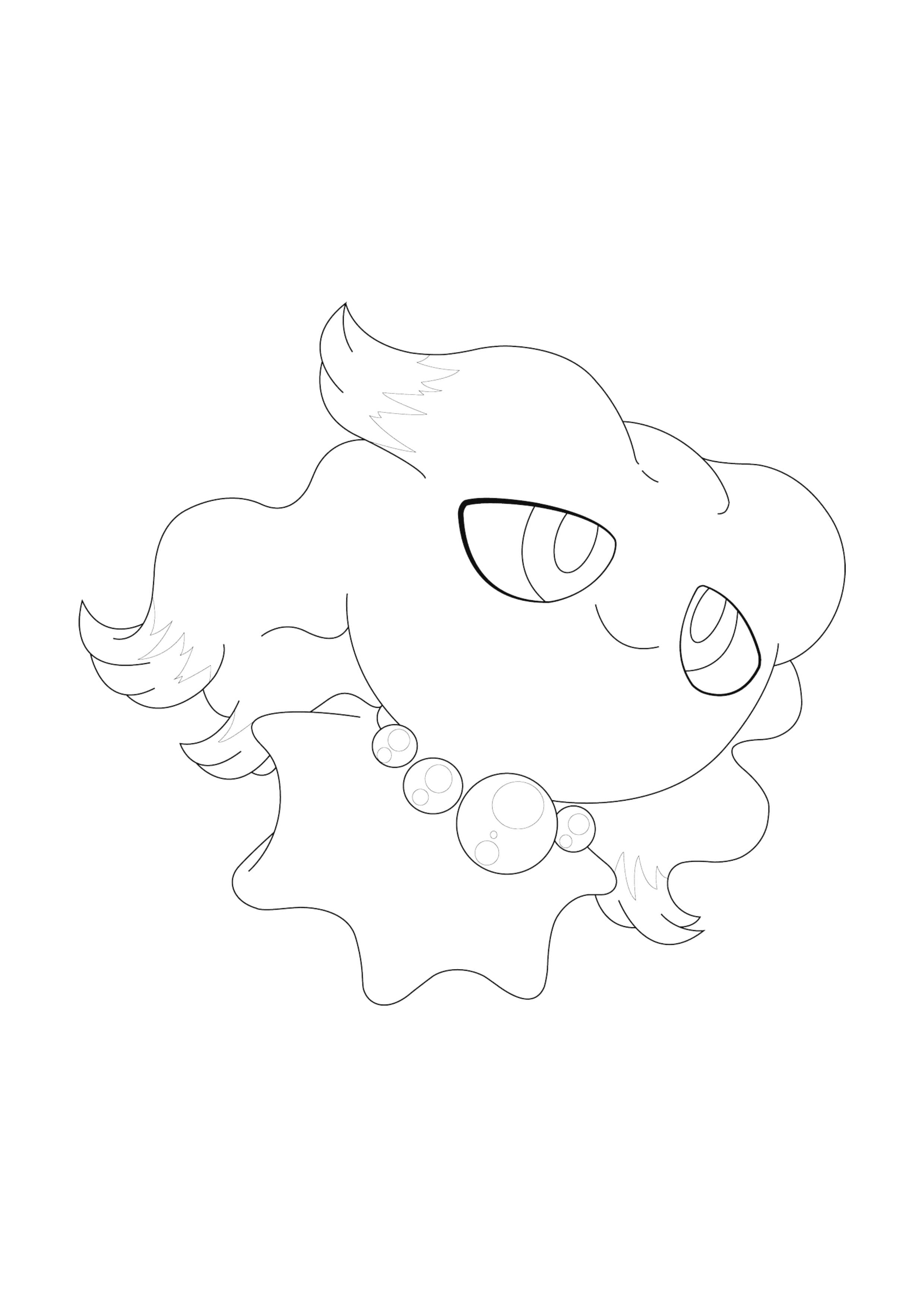 Coloriage Feuforêve (A4) à imprimer