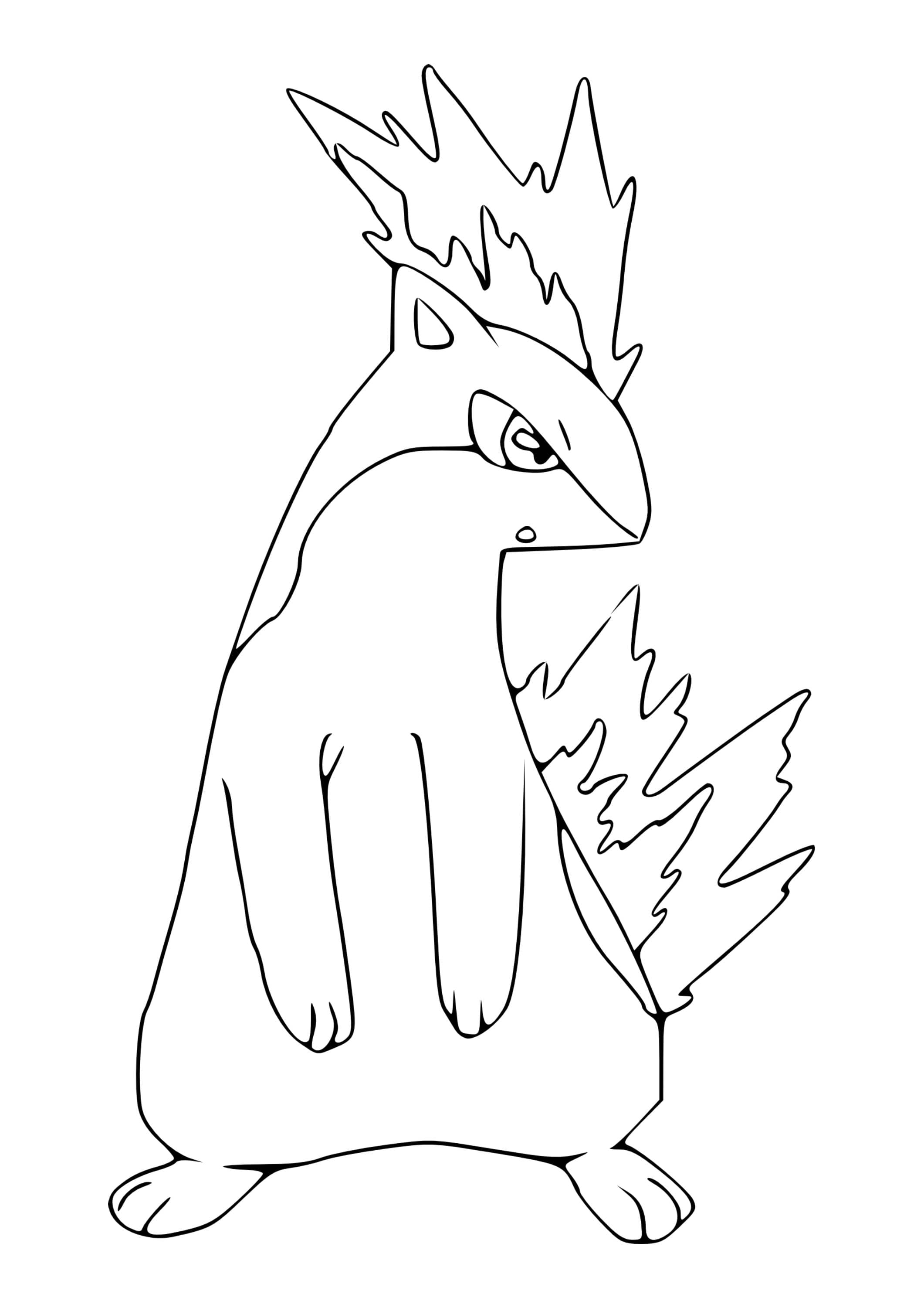 Coloriage Feurisson (A4) à imprimer