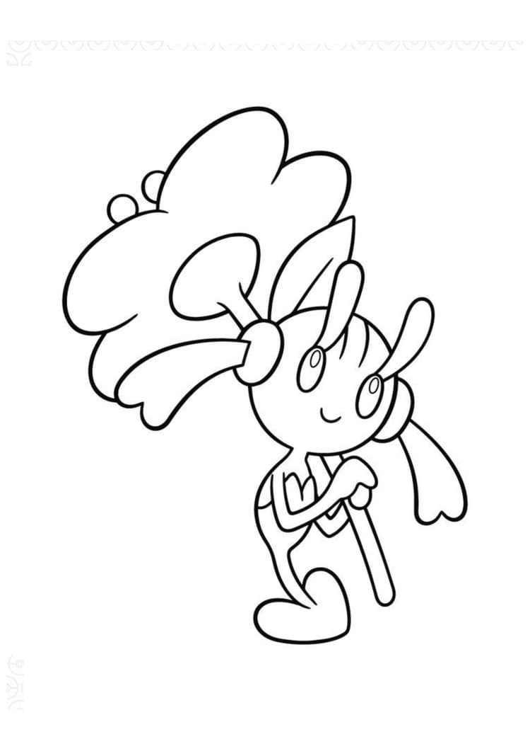 Coloriage Floette (A4) à imprimer