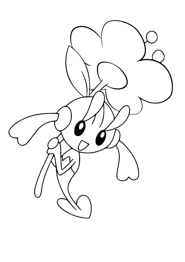 Coloriage Floette (A4) à imprimer