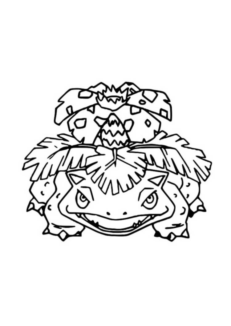 Coloriage Florizarre (A4) à imprimer