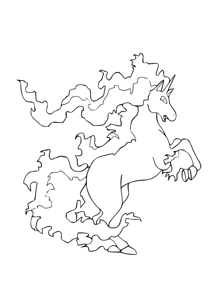 Coloriage Galopa (A4) à imprimer