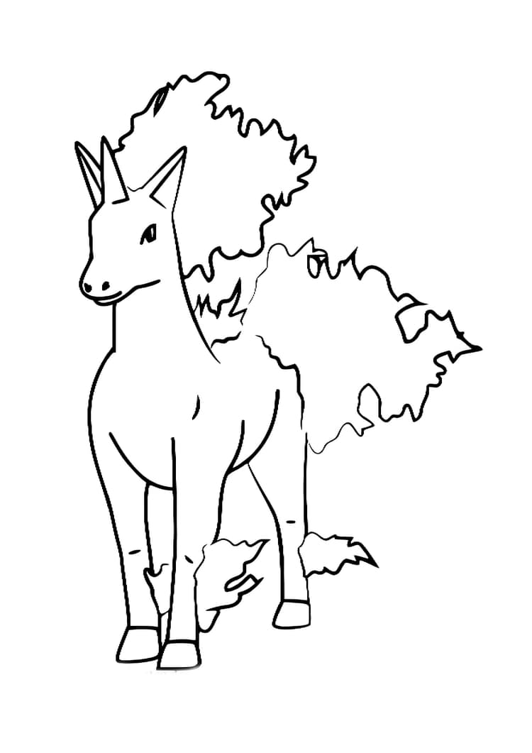 Coloriage Galopa (A4) à imprimer