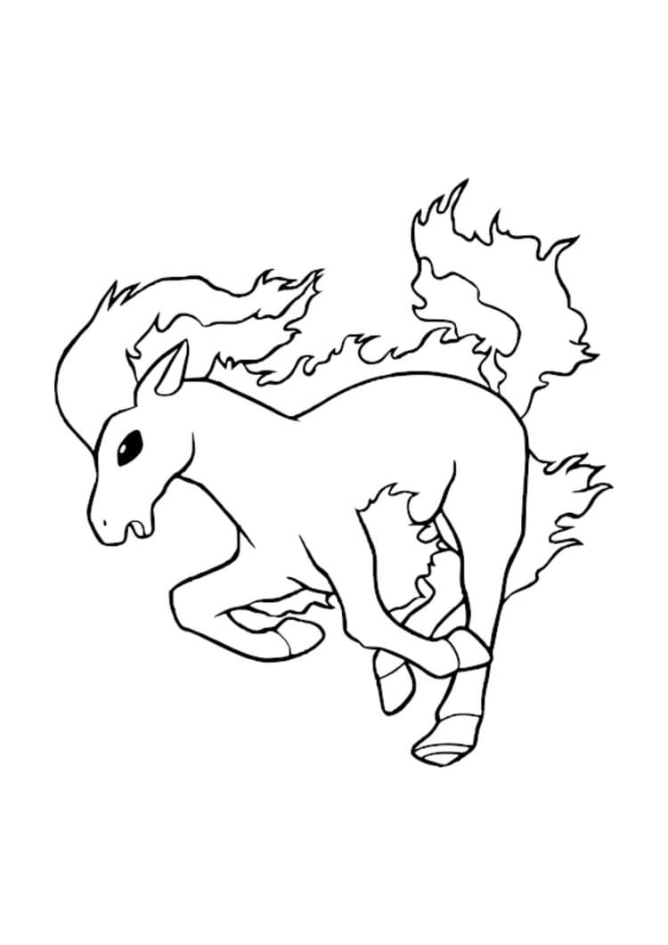 Coloriage Galopa (A4) à imprimer