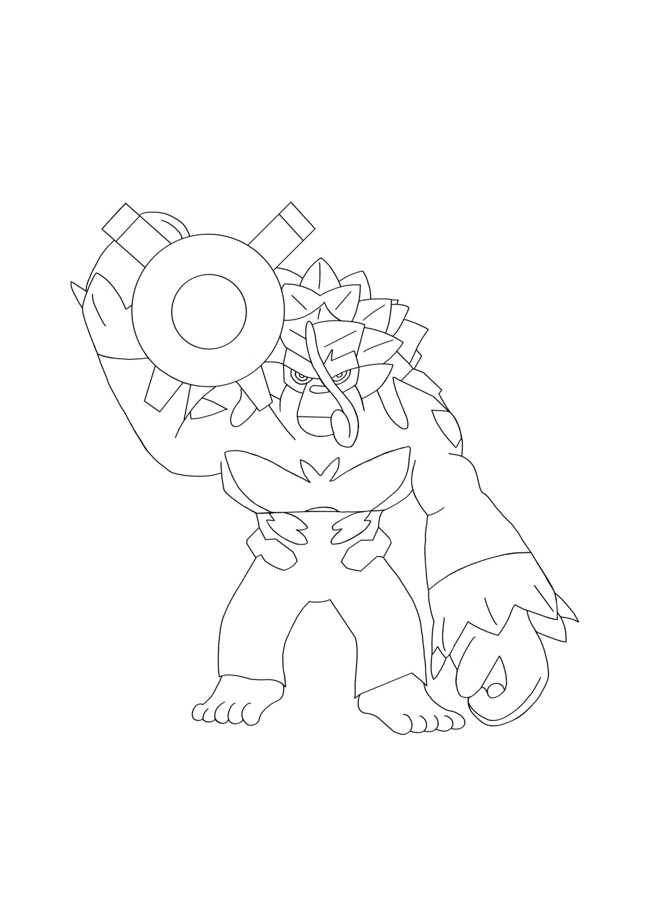 Coloriage Gorythmic (A4) à imprimer