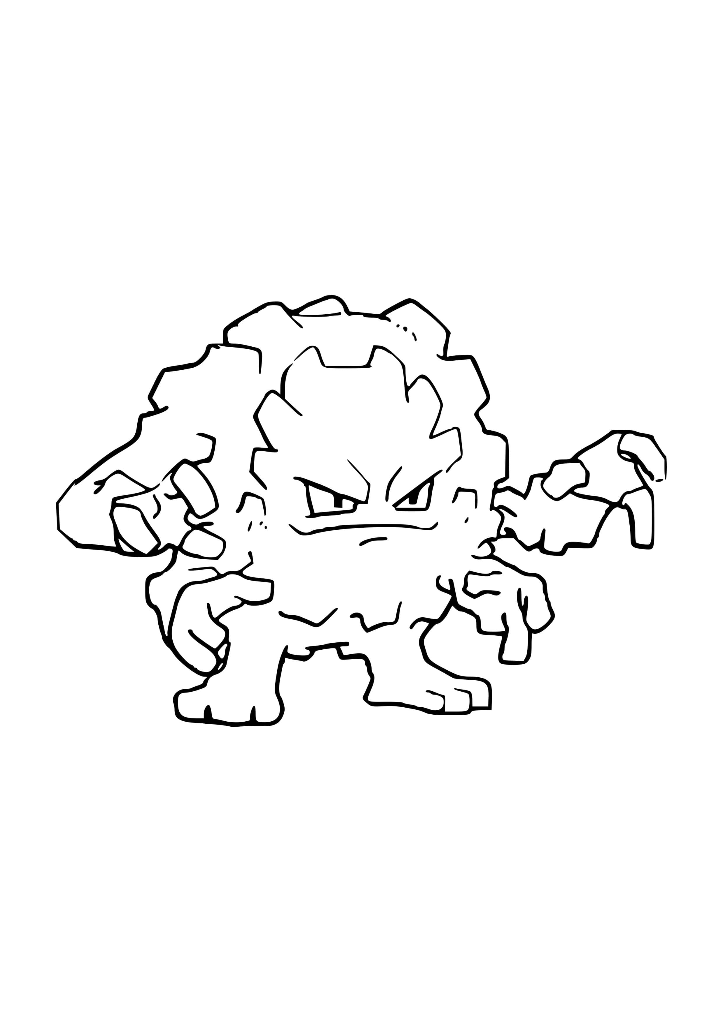 Coloriage Gravalanch (A4) à imprimer