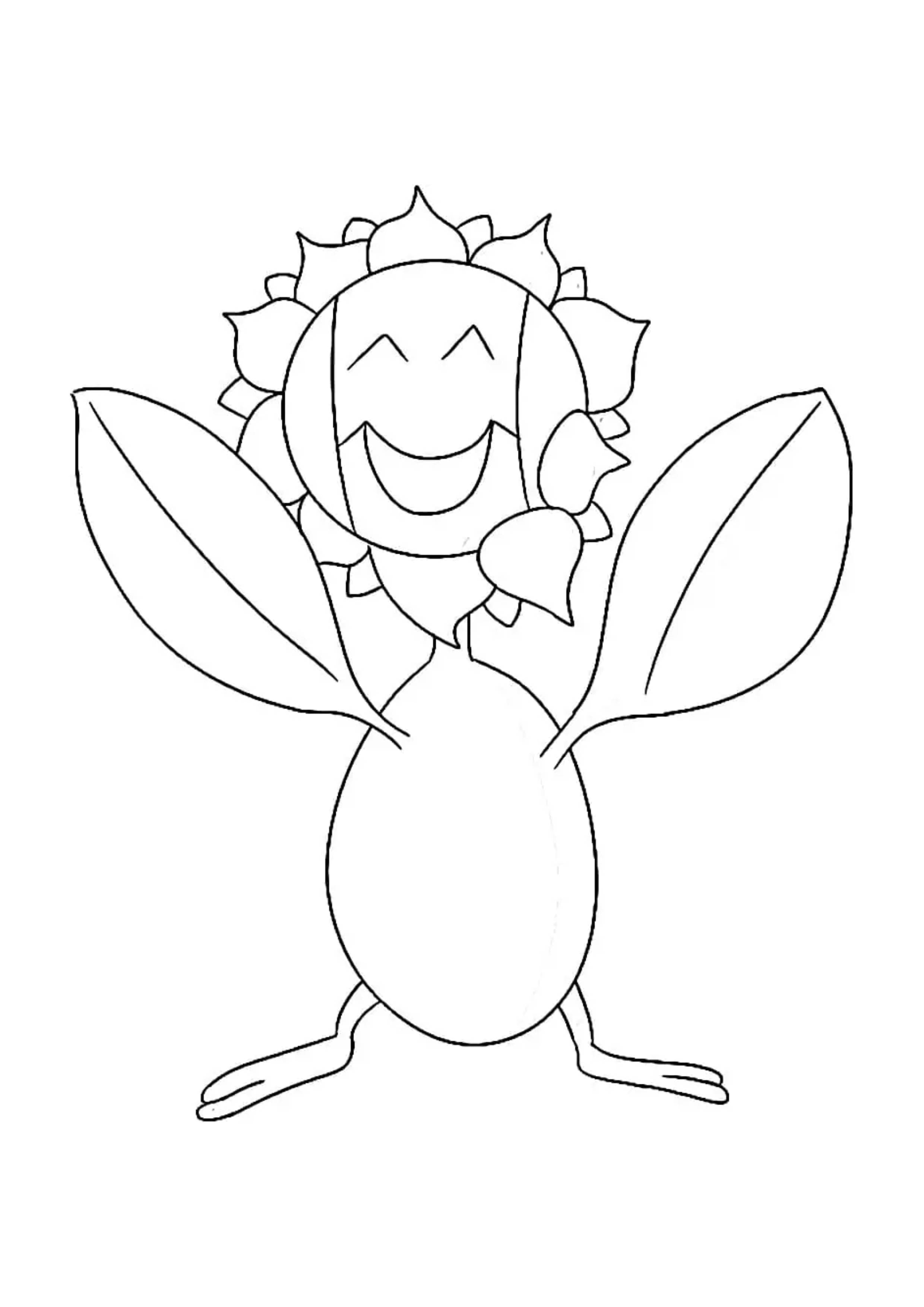 Coloriage Héliatronc (A4) à imprimer