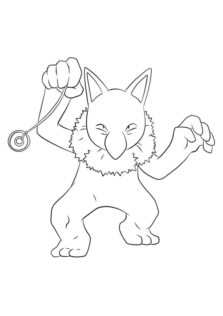 Coloriage Hypnomade (A4) à imprimer