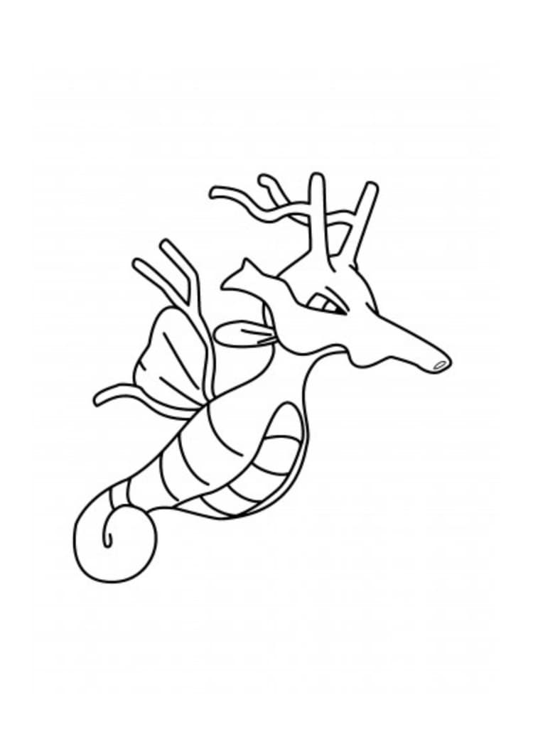 Coloriage Hyporoi (A4) à imprimer