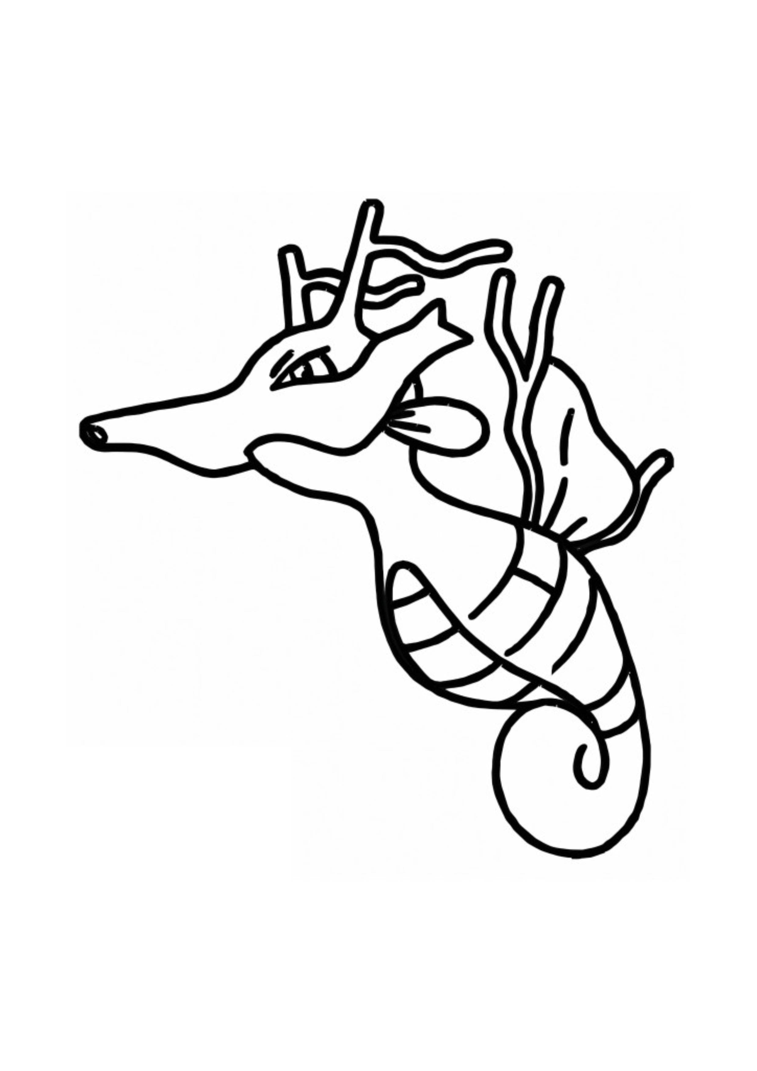 Coloriage Hyporoi (A4) à imprimer