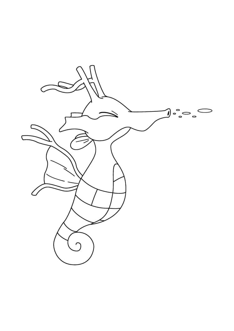 Coloriage Hyporoi (A4) à imprimer