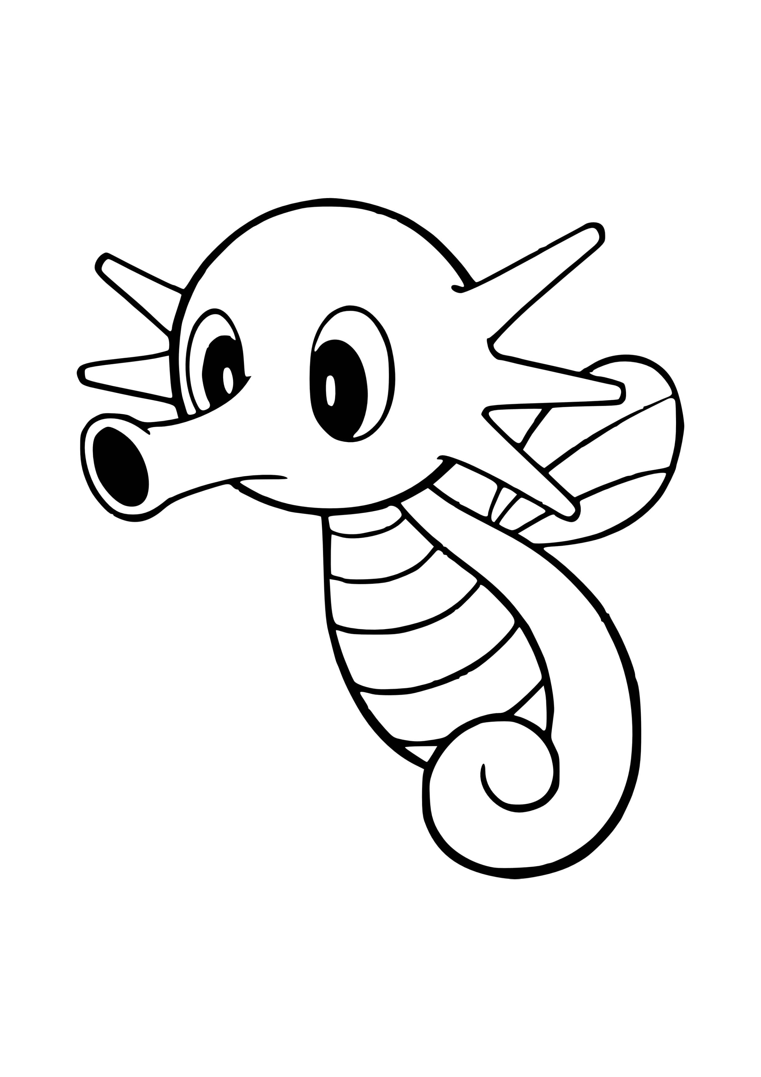 Coloriage Hypotrempe (A4) à imprimer