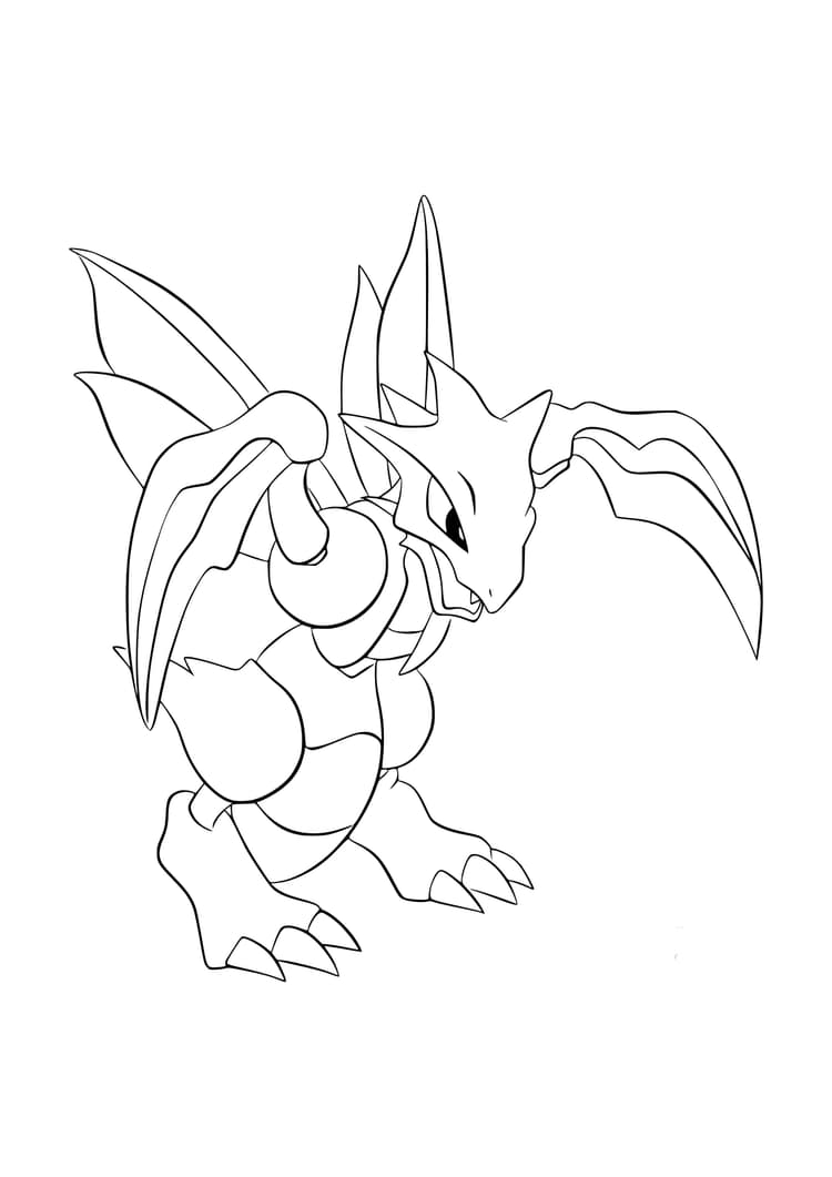 Coloriage Insécateur (A4) à imprimer