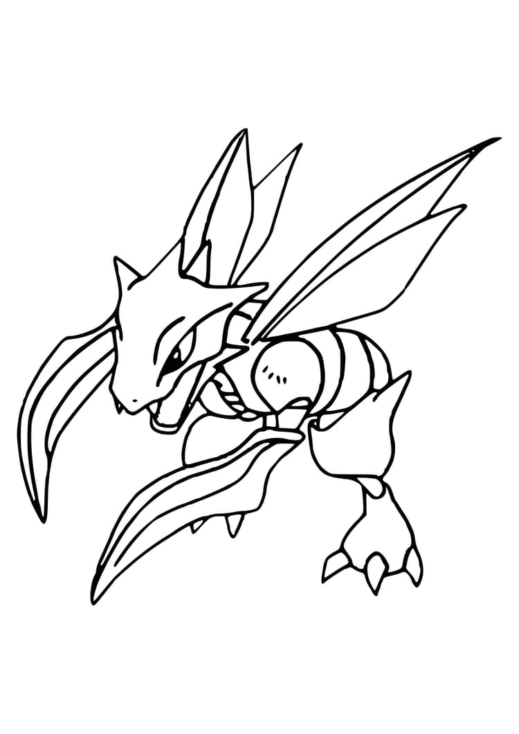 Coloriage Insécateur (A4) à imprimer