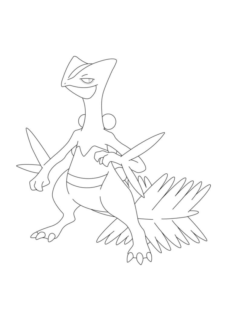 Coloriage Jungko (A4) à imprimer