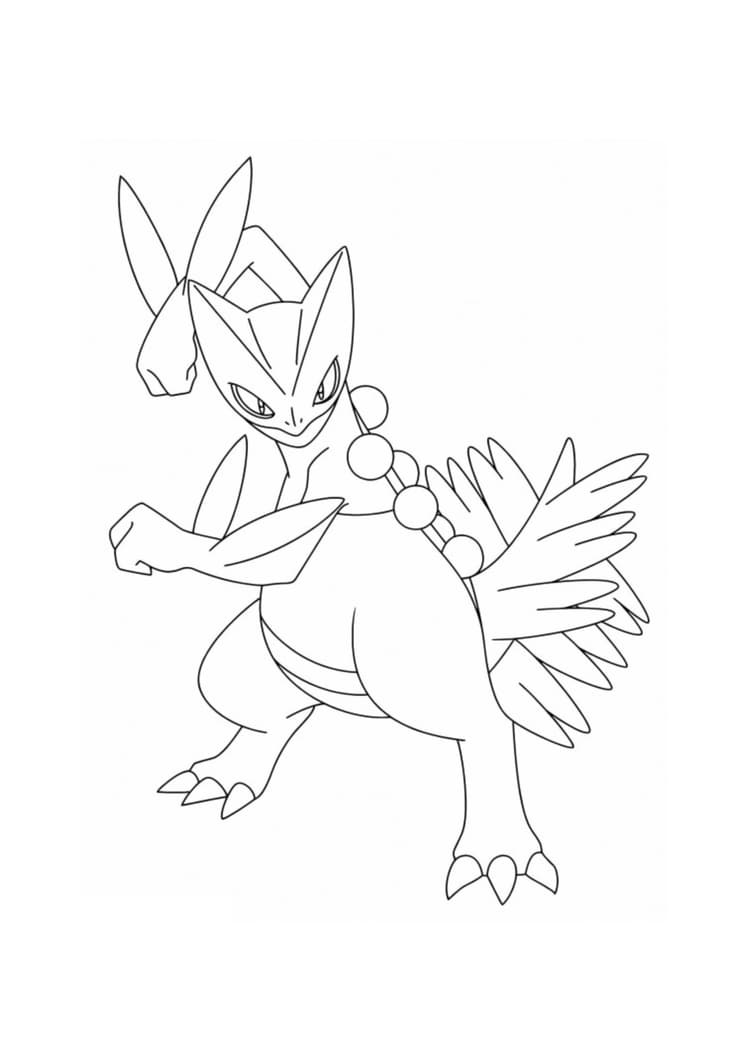 Coloriage Jungko (A4) à imprimer