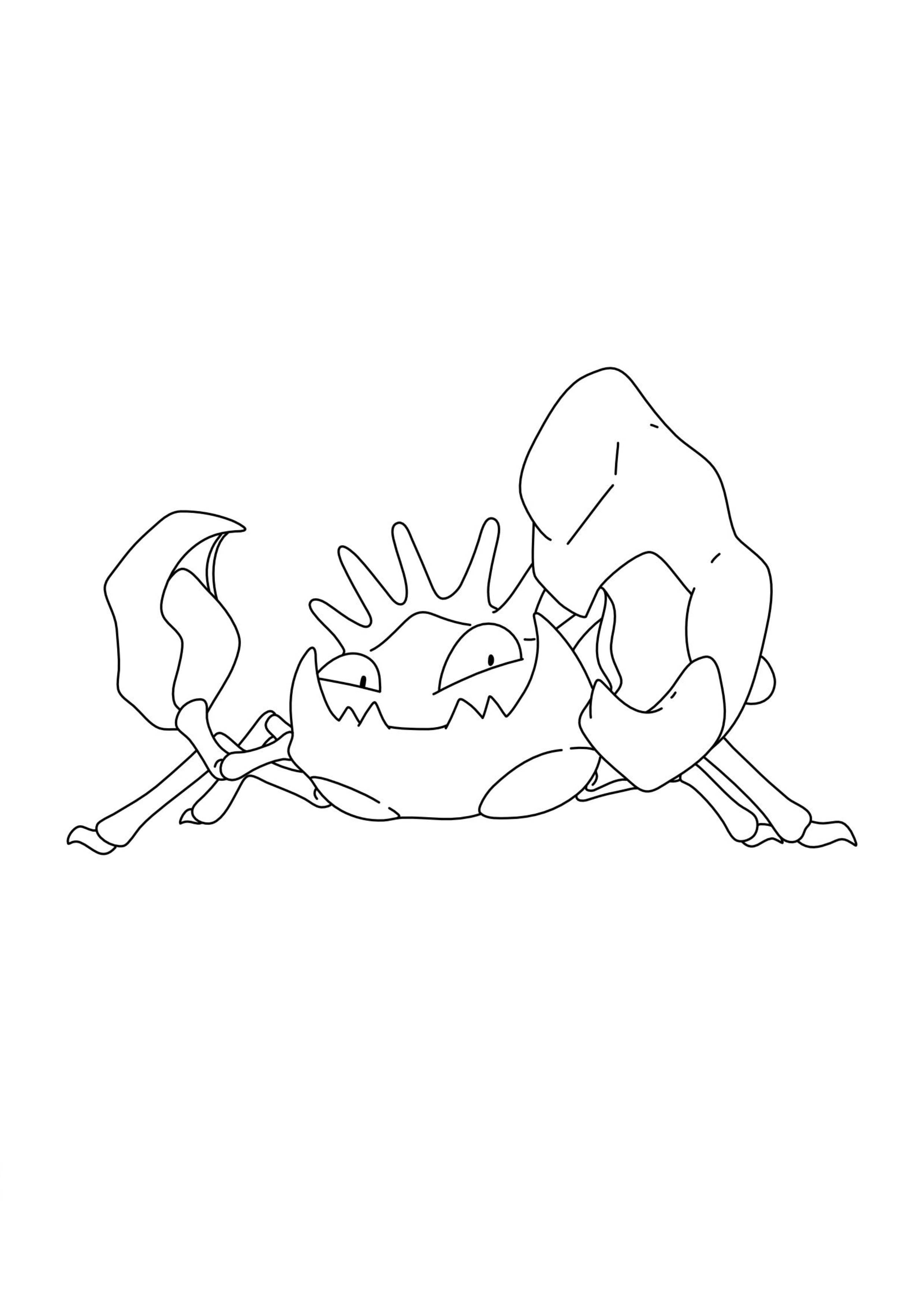 Coloriage Krabboss (A4) à imprimer