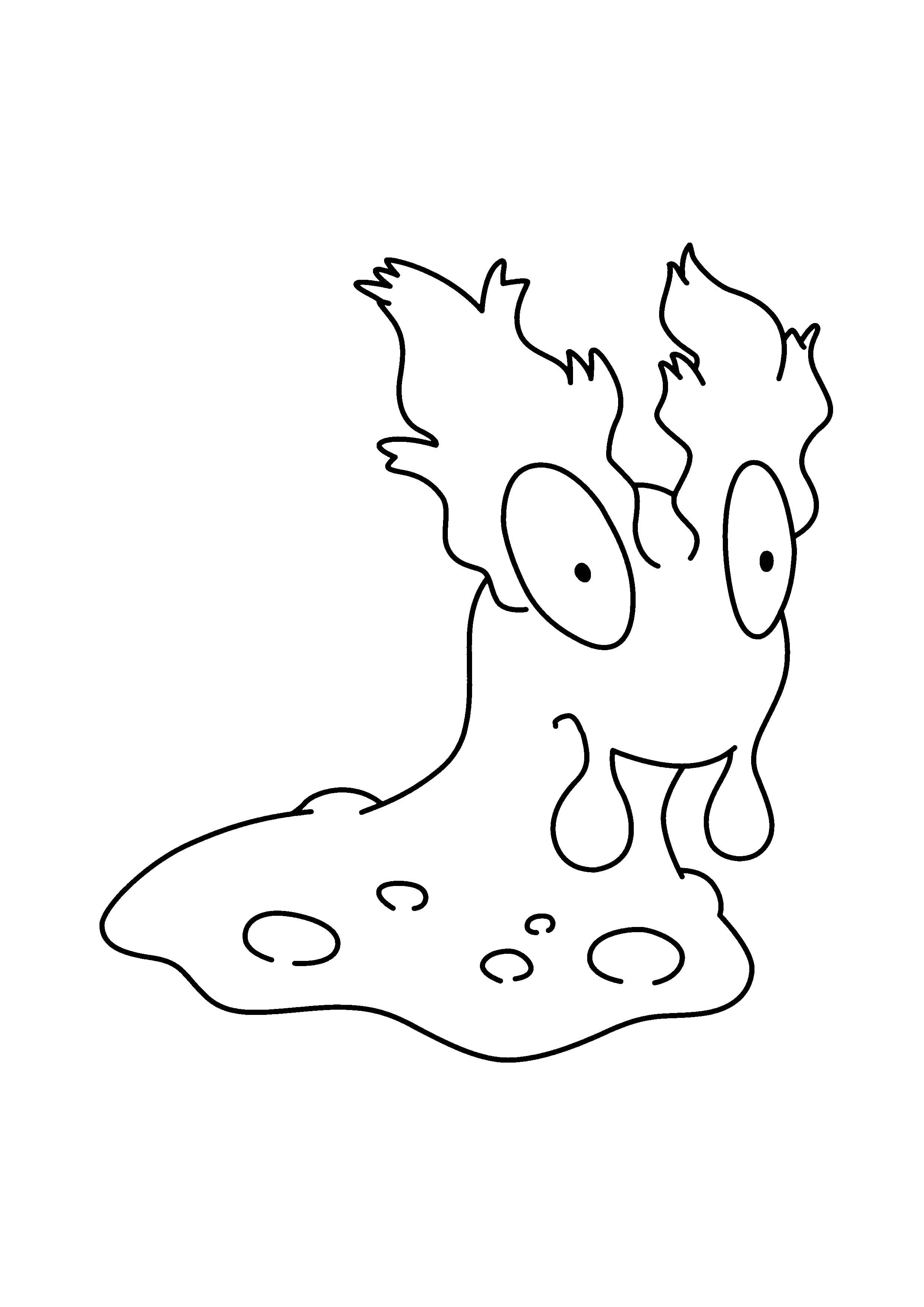 Coloriage Limagma (A4) à imprimer