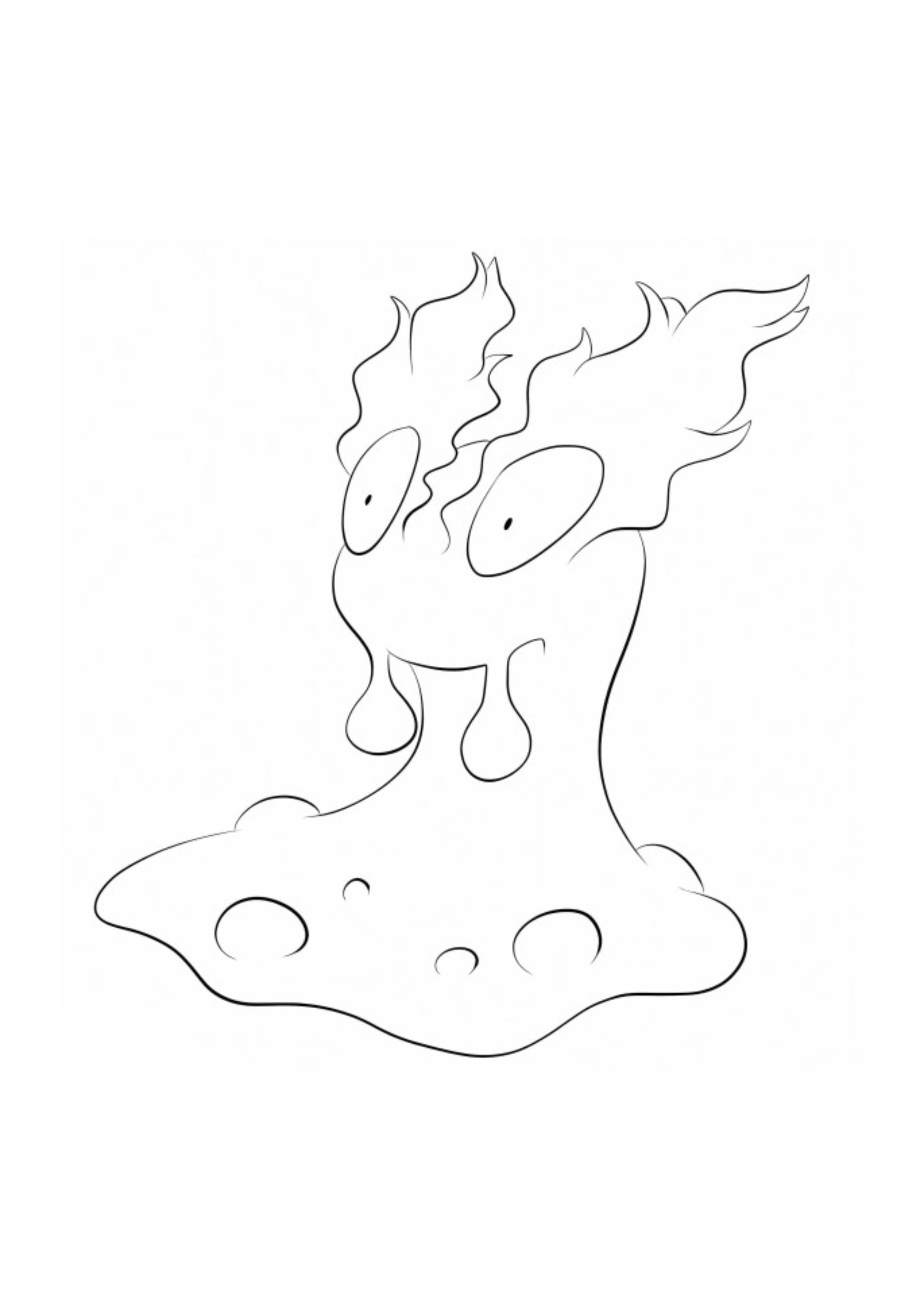 Coloriage Limagma (A4) à imprimer