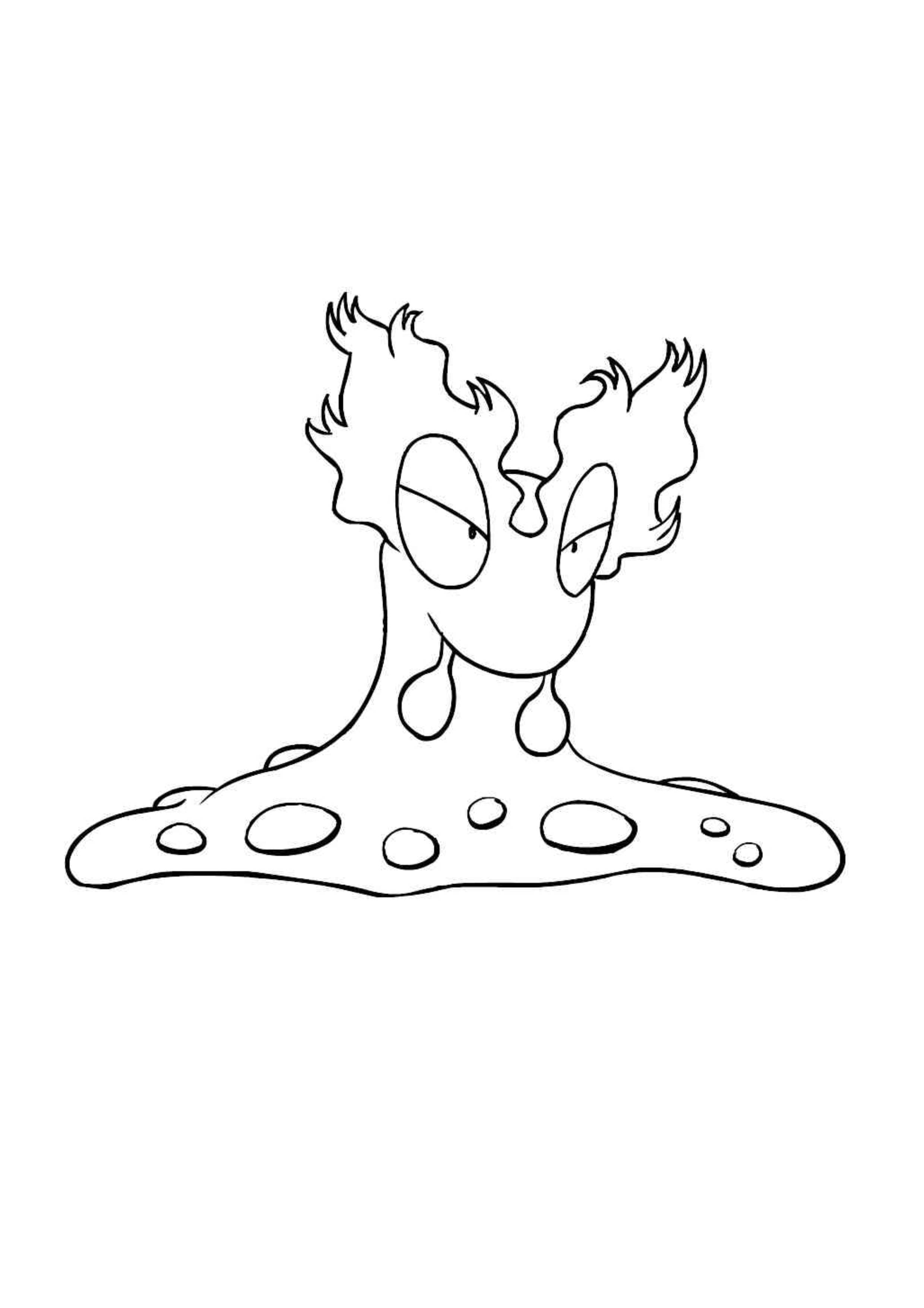 Coloriage Limagma (A4) à imprimer