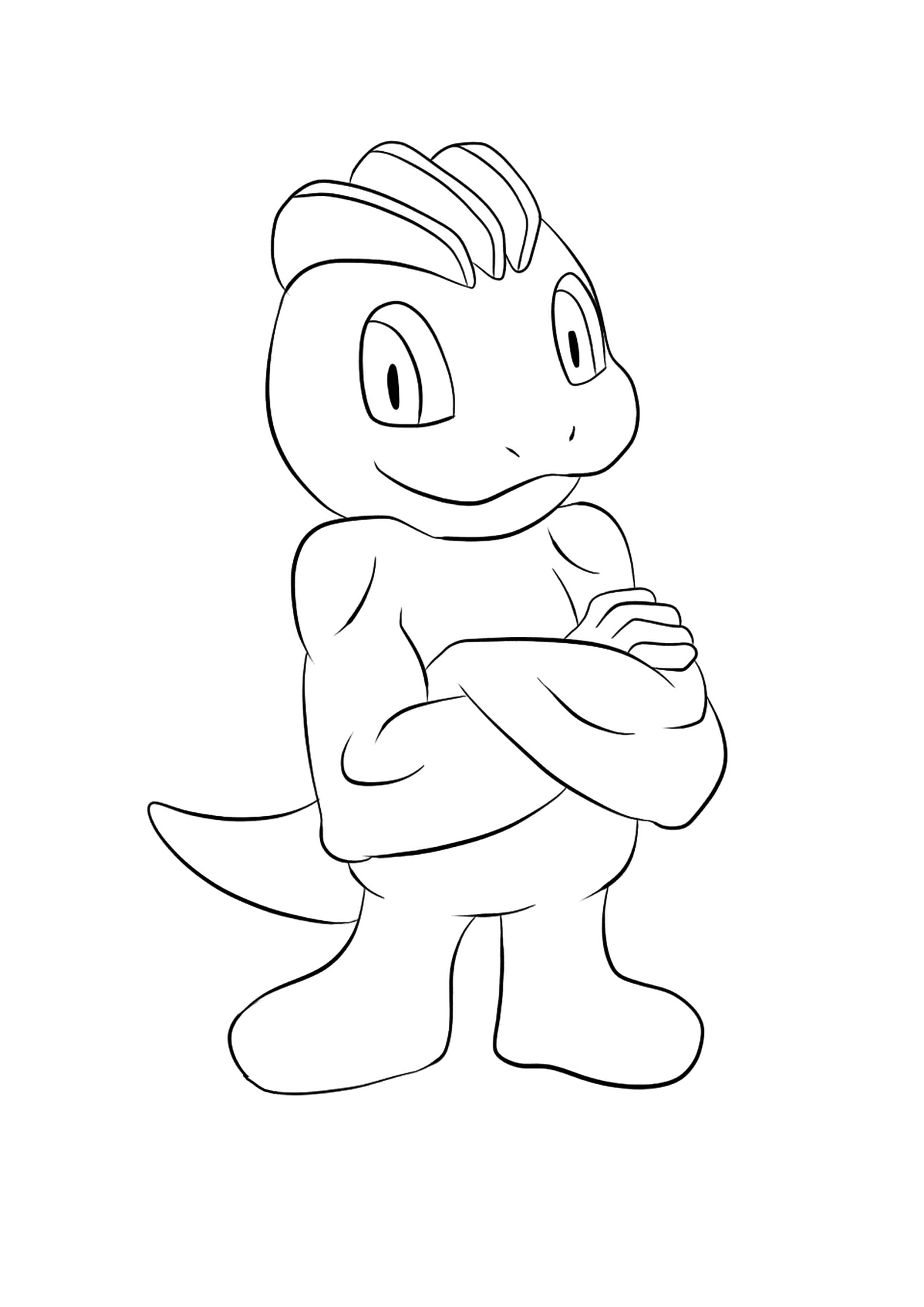 Coloriage Machoc (A4) à imprimer