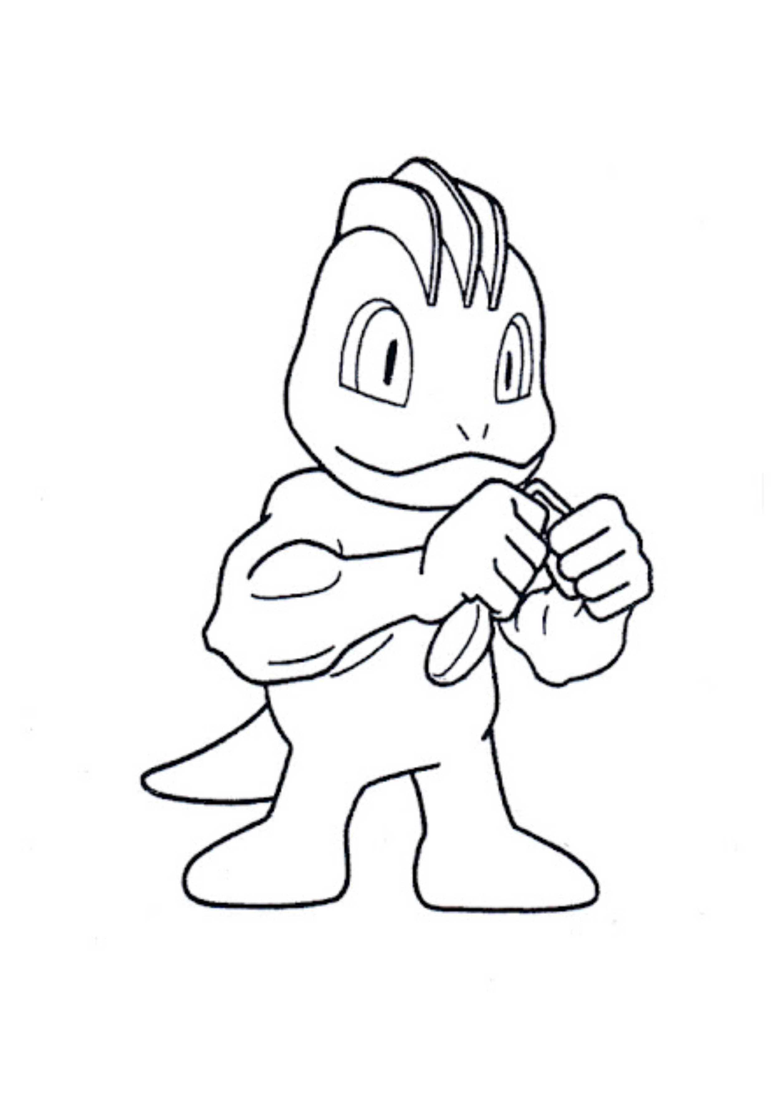 Coloriage Machoc (A4) à imprimer