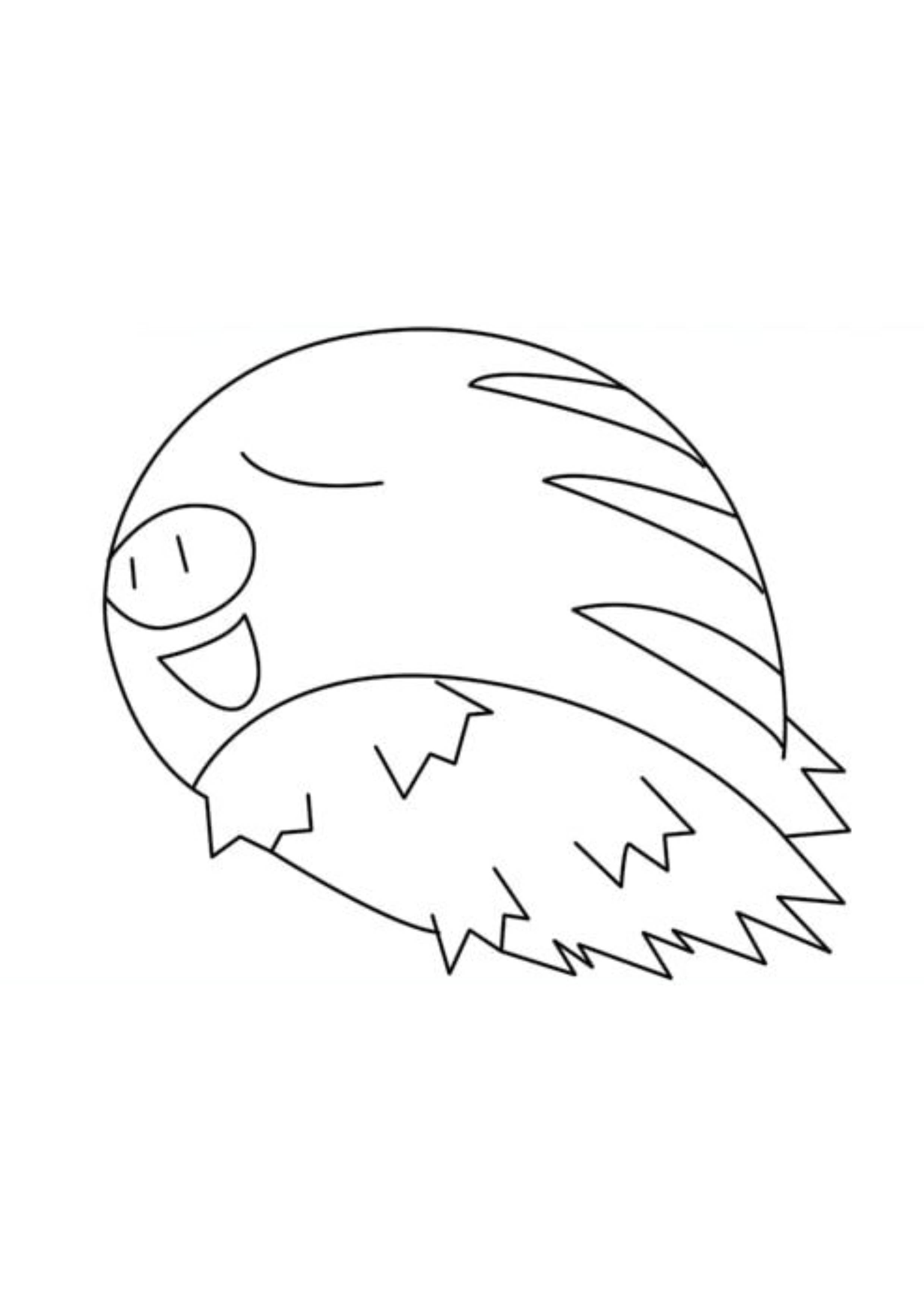 Coloriage Marcacrin (A4) à imprimer