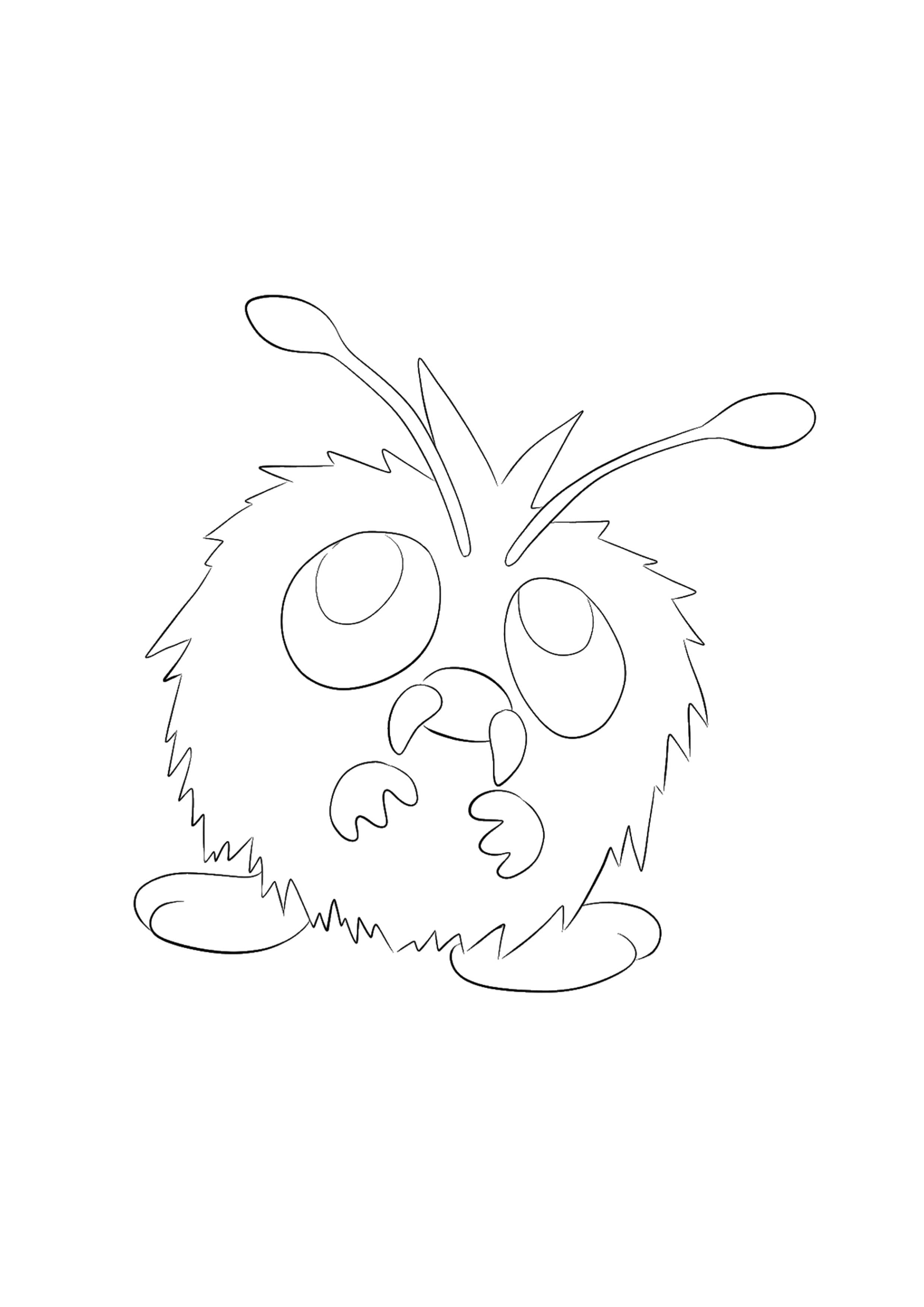 Coloriage Mimitoss (A4) à imprimer